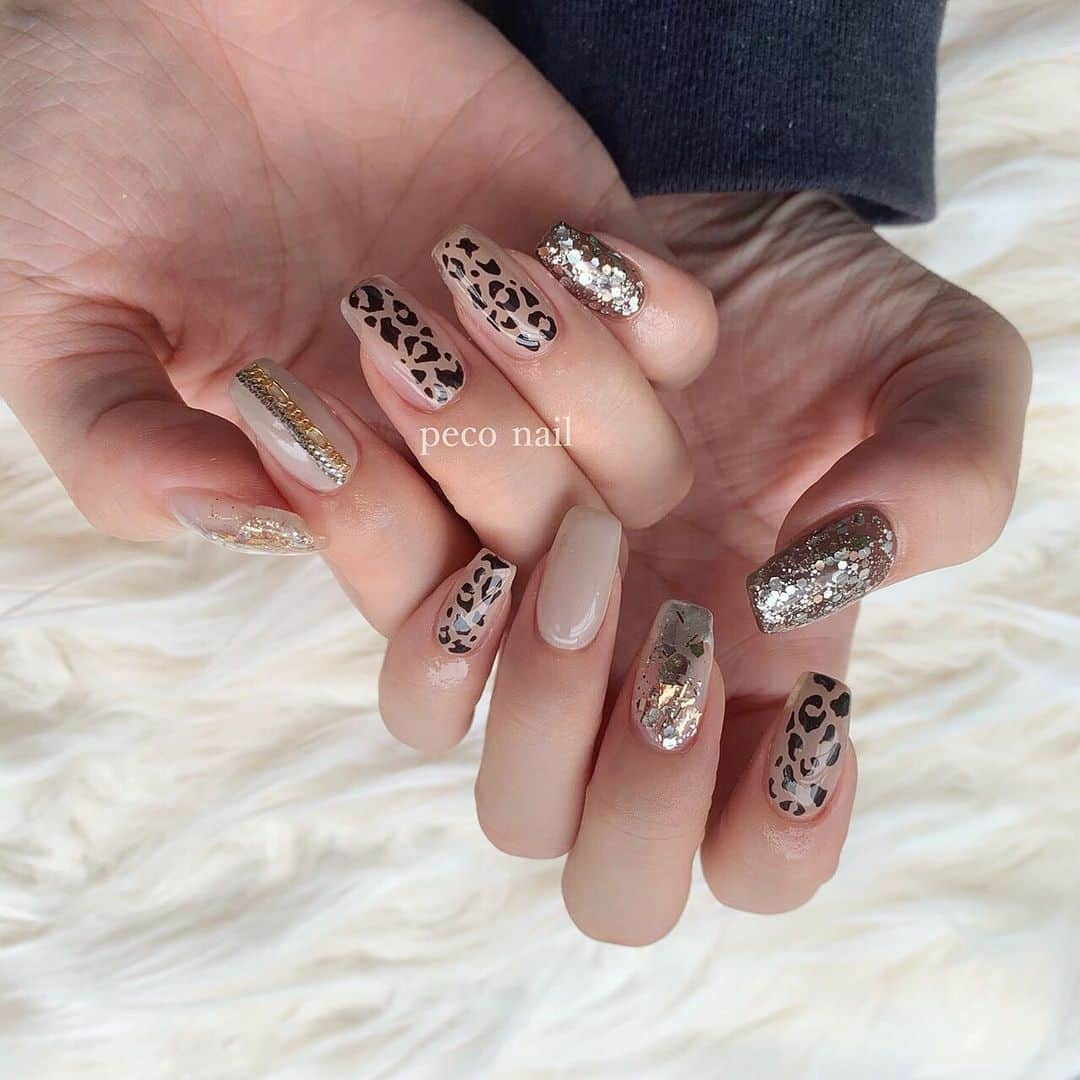 桜井美悠（みゆみゆ）さんのインスタグラム写真 - (桜井美悠（みゆみゆ）Instagram)「. new nail 💅🏼 . 🐆可愛すぎなんですけどドタイプ。 . 一緒に考えてくれる @akiyoshi.yukino  ちゃんセンス良すぎる🤭 . いっつも旅行の話で盛り上がる今日もずっと話してた🤣ww」10月11日 21時06分 - miyumiyu1112