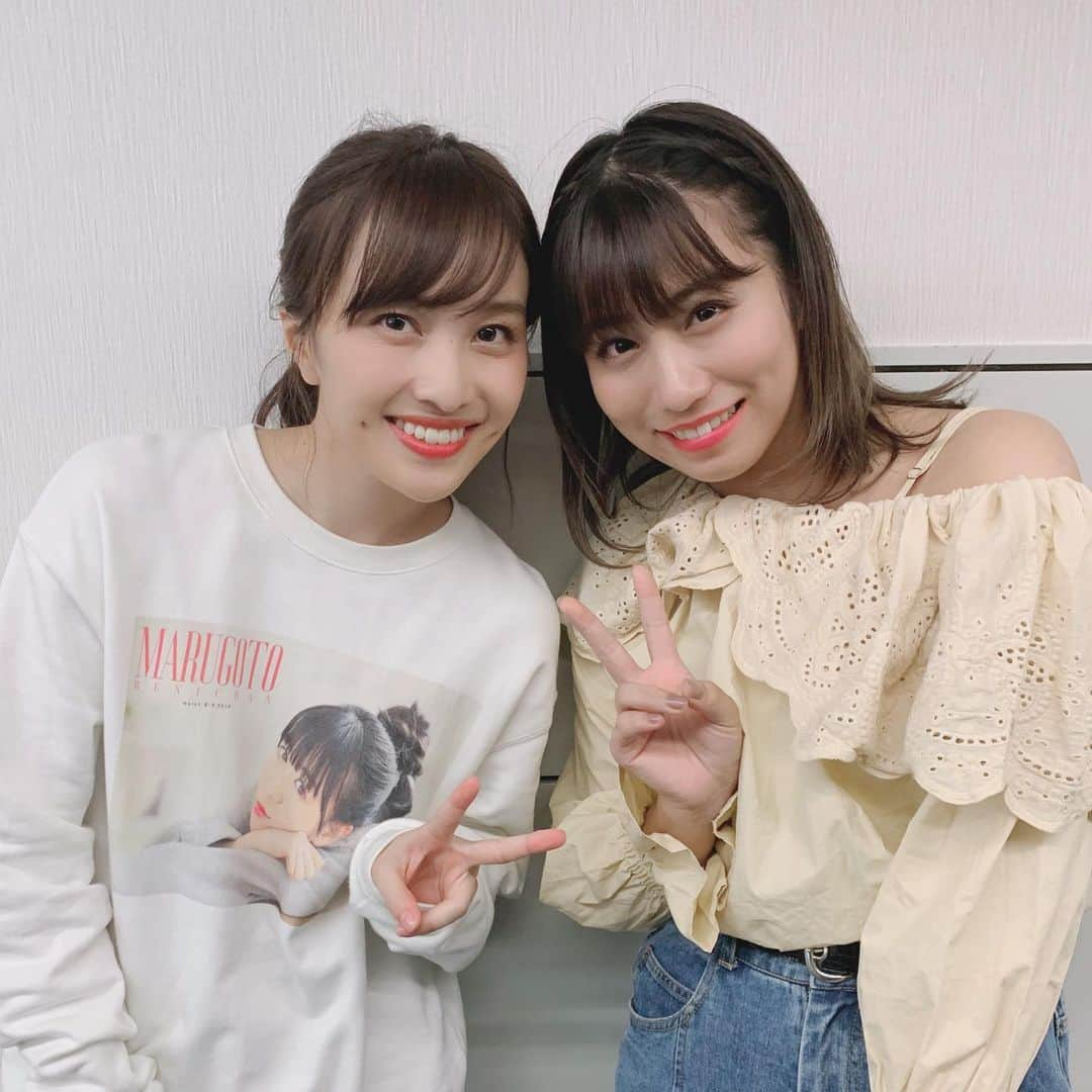 坂本遥奈さんのインスタグラム写真 - (坂本遥奈Instagram)「かなこちゃんと📸 はぁーーーーかわいい🤭❤︎ ・・・・・・・・・・・ #ももいろクローバーz #百田夏菜子　ちゃん #TEAMSHACHI #ハル」10月11日 22時50分 - haruna_sakamoto_official