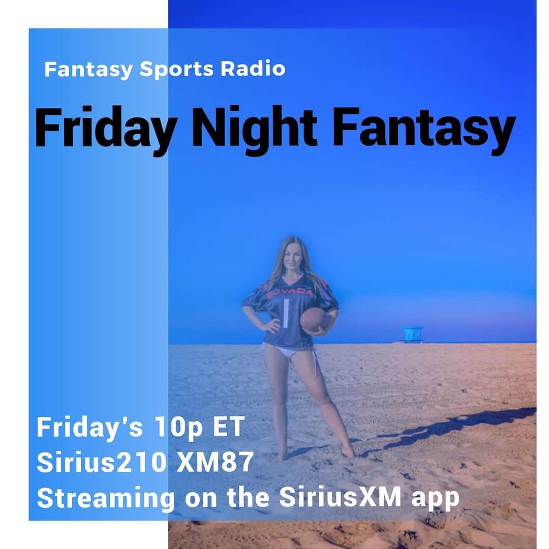 リサ・アンさんのインスタグラム写真 - (リサ・アンInstagram)「Tonight is “Friday Night Fantasy” @siriusxmfantasy LIVE 8-10pm ET or catch it on demand with the @siriusxm app. We have a special interview and our weekly guest @thefatjack Don’t Miss IT! #FantasyFootballFridays 🏈」10月12日 8時56分 - thereallisaann