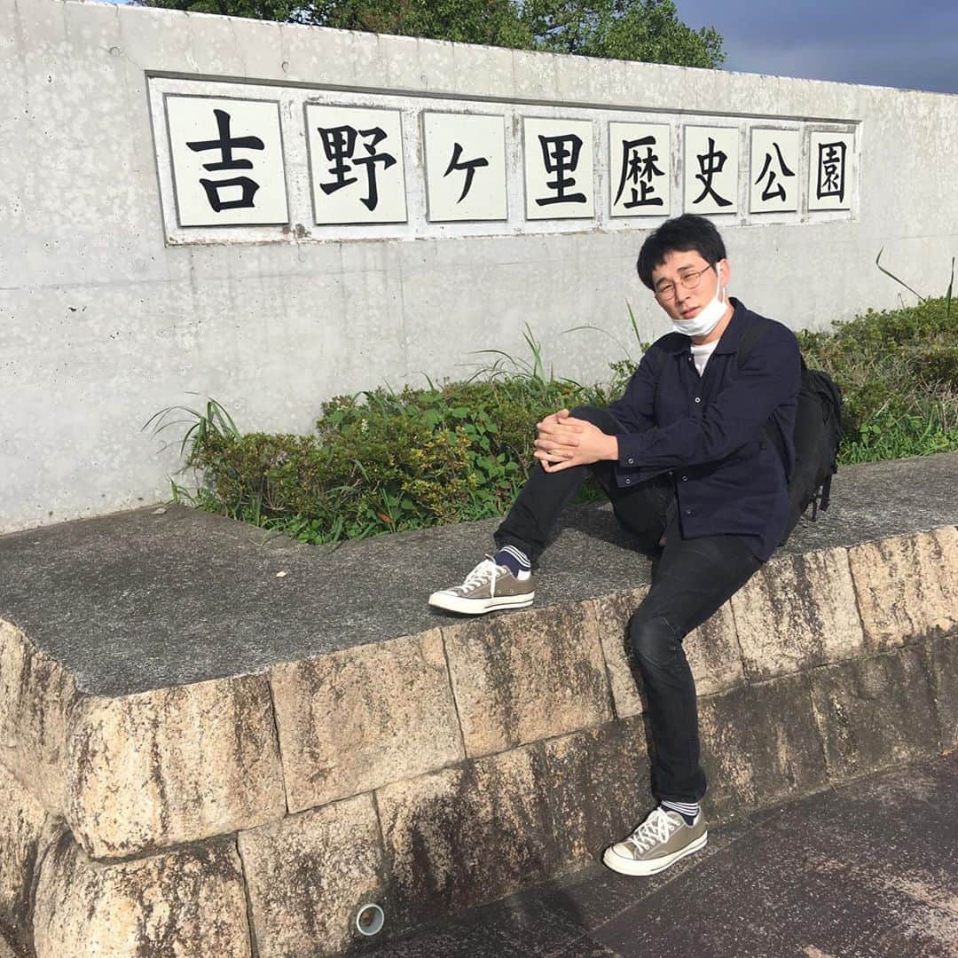 じろうさんのインスタグラム写真 - (じろうInstagram)「ふぅ。 長崎向かう前に無理矢理 吉野ヶ里遺跡。」10月12日 9時20分 - sissonne_jiro