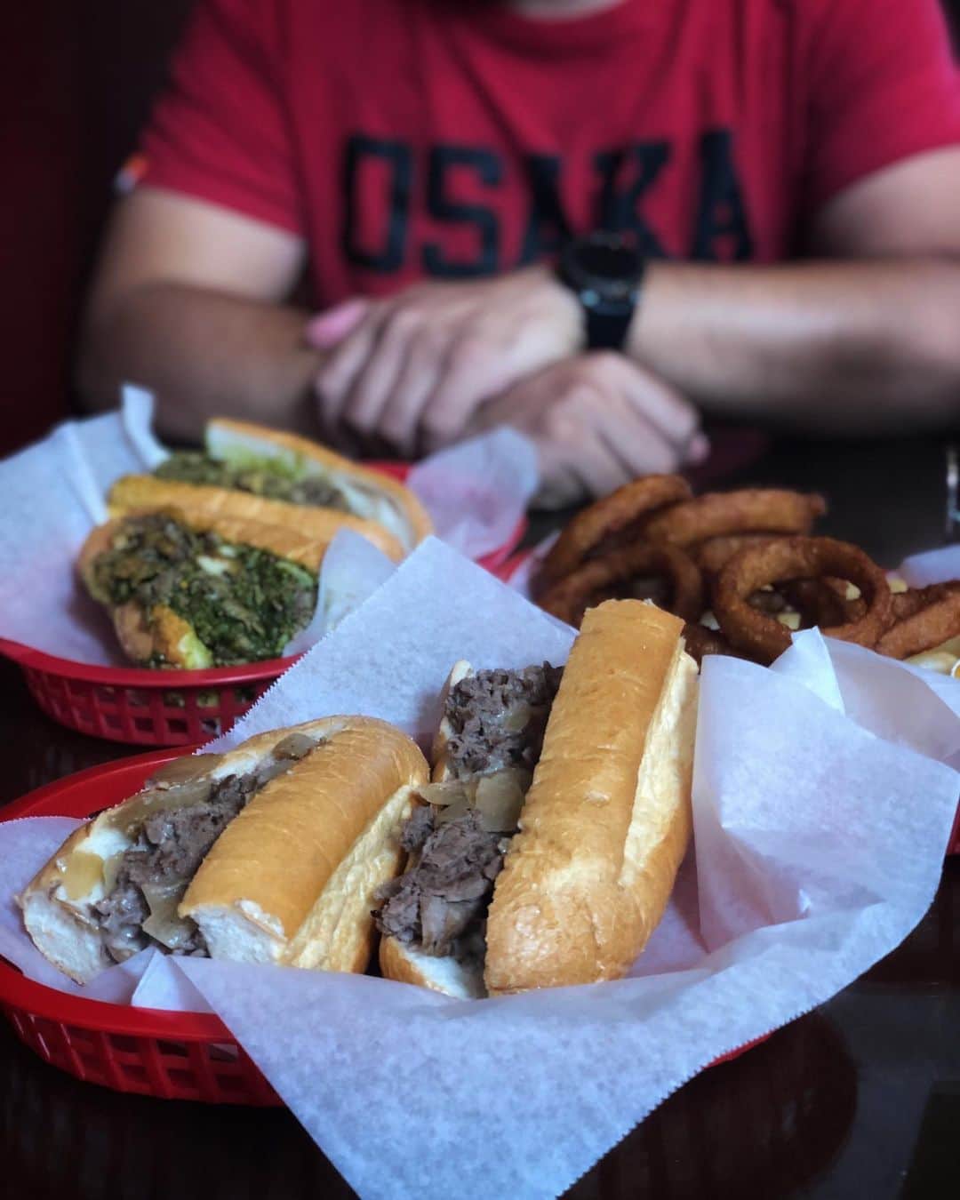 Antonietteのインスタグラム：「If you haven’t checked out the cheesesteaks at Giorgino’s, you’ve made a mis-steak! 🥩 A family owned staple in Golden Hill, come here for all things Philly, and eat your delicious cheesesteak at the counter!」