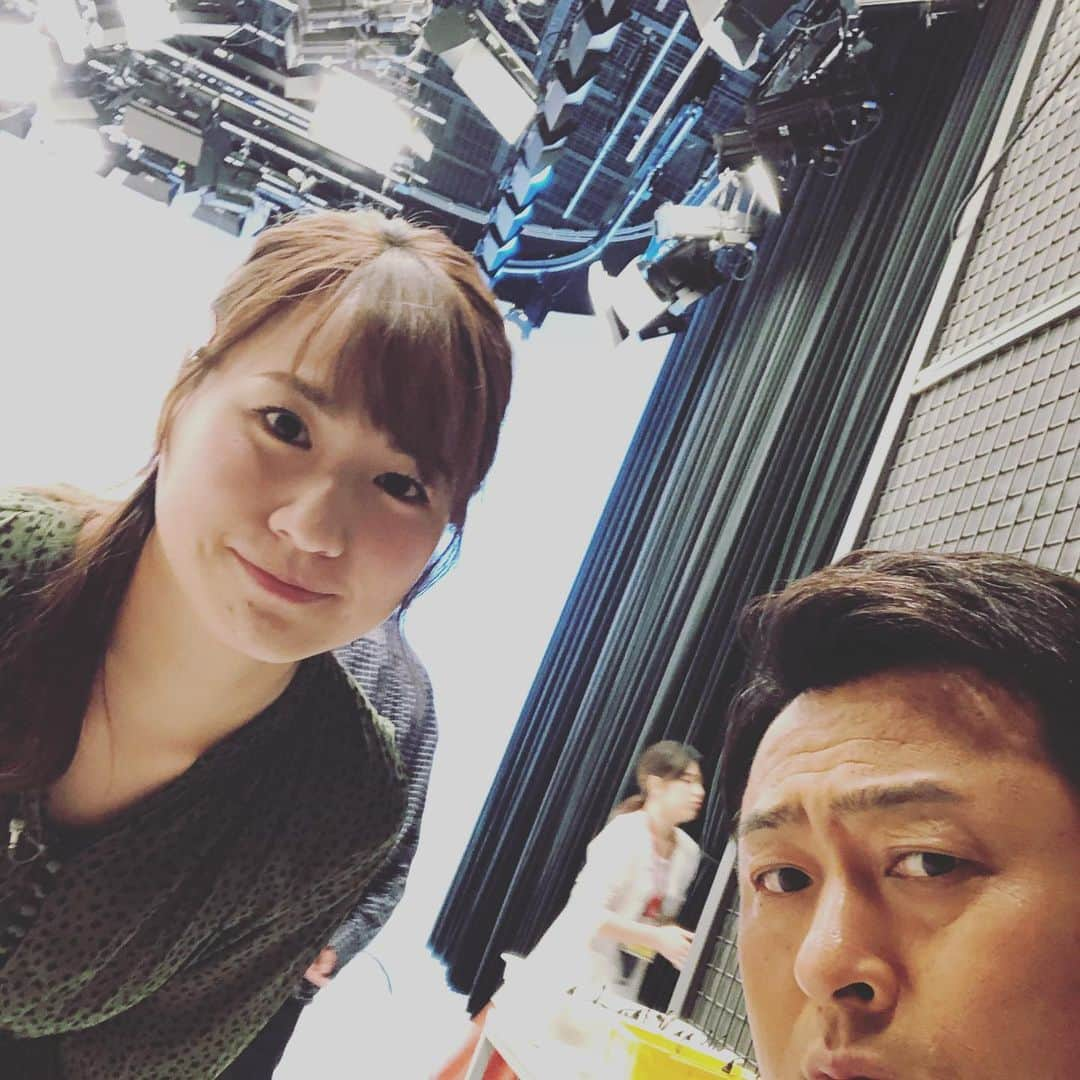 岩本勉さんのインスタグラム写真 - (岩本勉Instagram)「おはようございます！ HTBイチモニ！ 土曜日バージョンやで！ 福永アナウンサーやで！」10月12日 6時25分 - gun18gun18