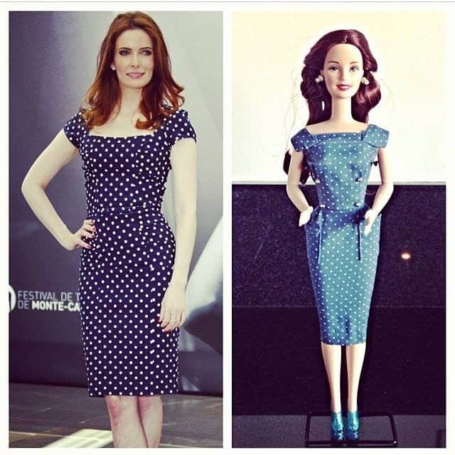 ビッツィー・トゥロックのインスタグラム：「#FBF to when an awesome fan made me a Bitsie doll 🥰 #fanartfriday」