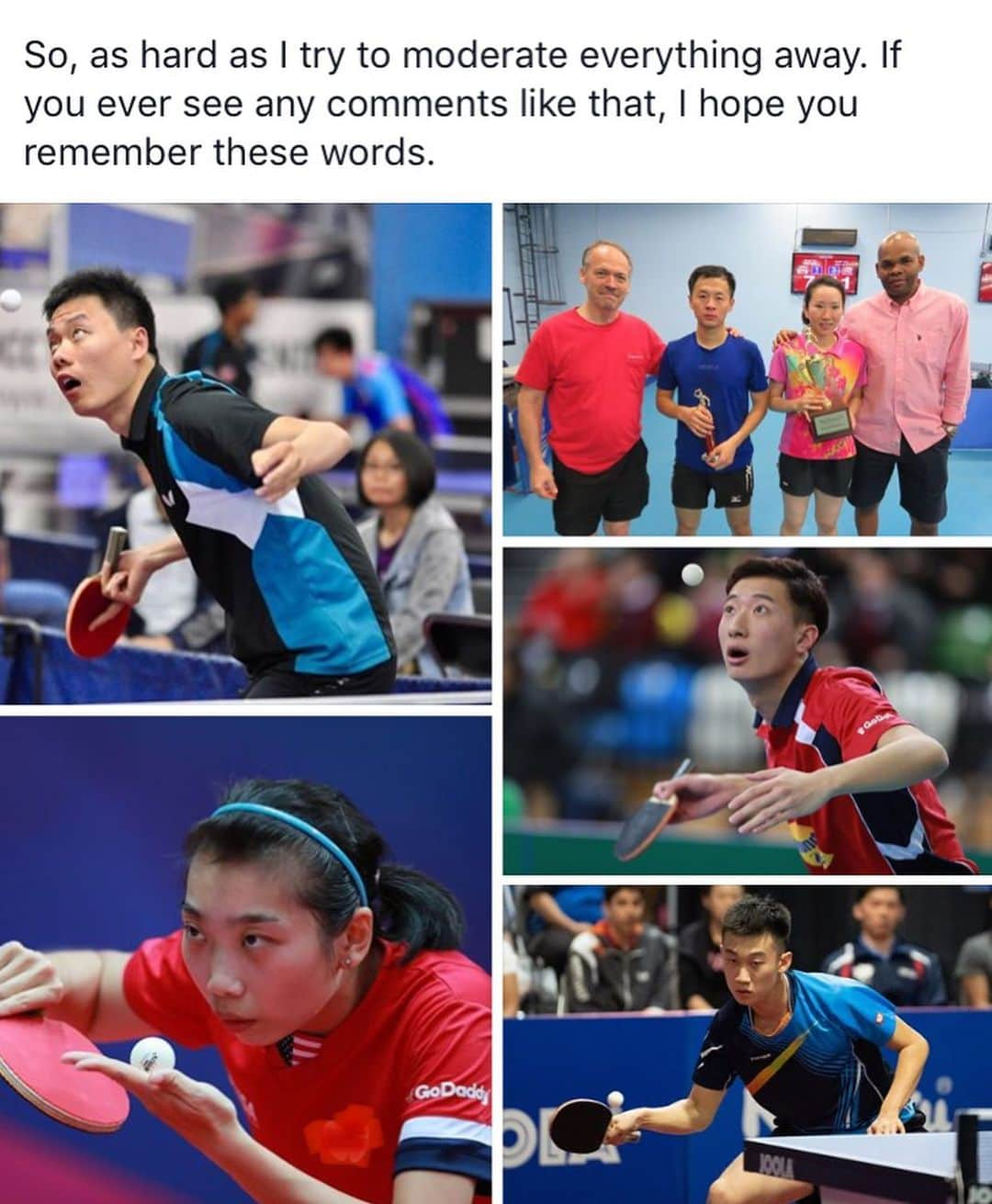 WU Yueさんのインスタグラム写真 - (WU YueInstagram)「This is the first time i saw someone who wrote this kind of things... It’s really beyond words... thank you so much @mhtabletennis that’s meant a lot to me ☀️🏓」10月12日 8時30分 - wuyuetabletennis