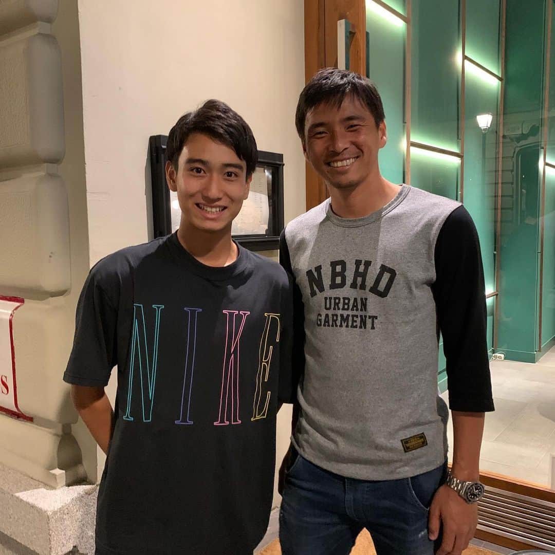 のインスタグラム：「昨日乾くんがマドリードまで来てくれました😃 色々お話できて楽しかったです🤩 台風早く通り過ぎます様に🤞☀️」