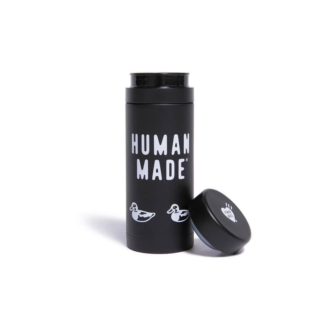 HUMAN MADEさんのインスタグラム写真 - (HUMAN MADEInstagram)「"THERMO STAINLESS BOTTLE 200ml #1"now exclusively available in online. www.humanmade.jp #humanmade #exclusively  オリジナルグラフィックをプリントしたサーモステンレスボトルです。真空2重構造の保冷温ボトルは、かさばらないスリムなサイズ感が特徴です。 Slim size vacuum flask with original graphic.」10月12日 11時07分 - humanmade