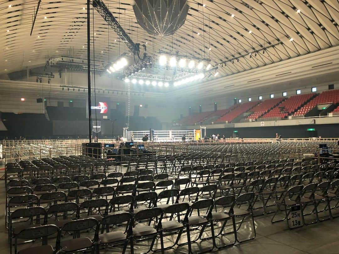 高田延彦さんのインスタグラム写真 - (高田延彦Instagram)「RIZIN19.エディオンアリーナ。  #rizin19  #エディオンアリーナ」10月12日 11時43分 - takada_nobuhiko