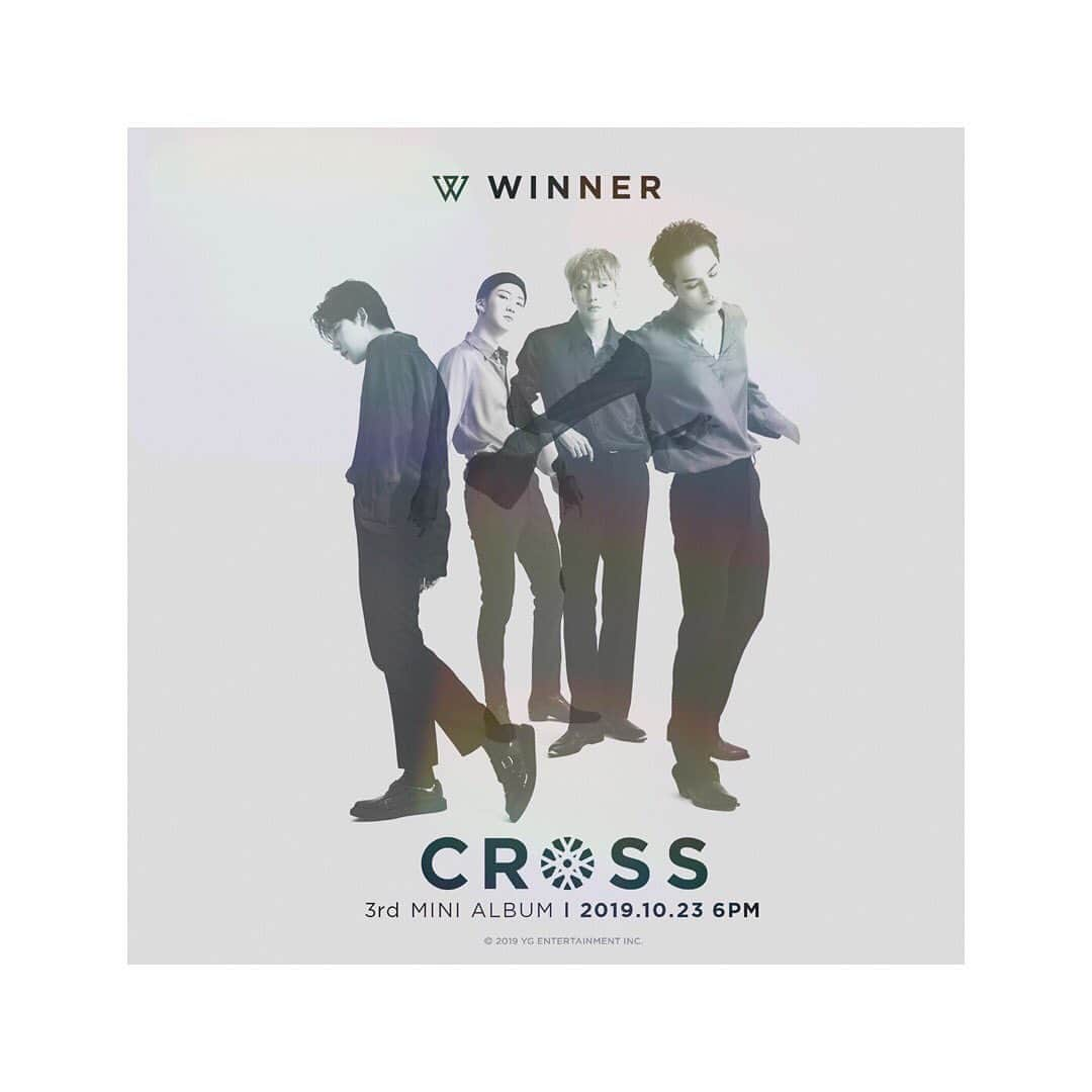 カン・スンユンさんのインスタグラム写真 - (カン・スンユンInstagram)「#WINNER #위너 #3rdMINIALBUM #WINNER_CROSS #MAINPOSTER #NEWRELEASE #20191023_6PM #YG」10月12日 11時45分 - w_n_r00