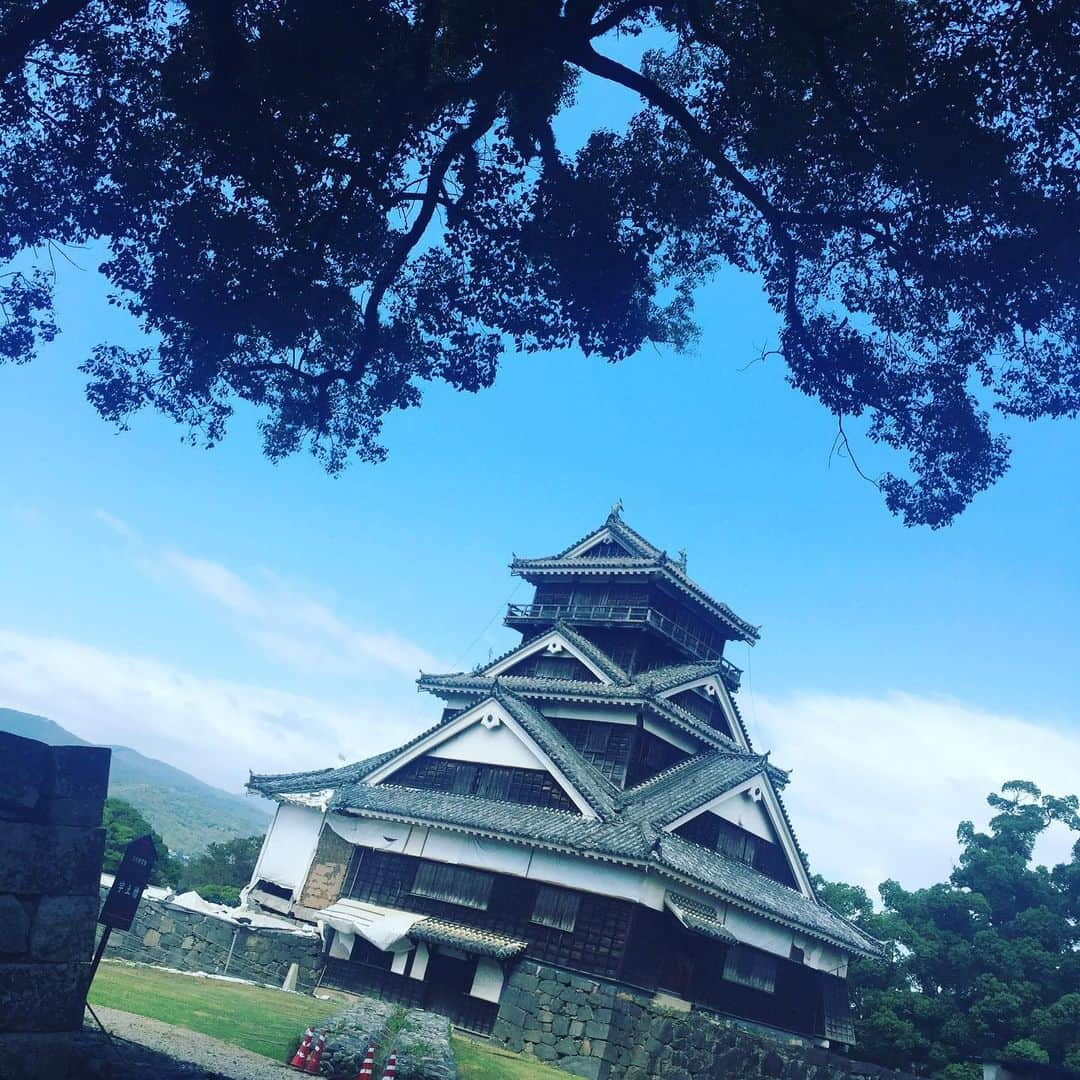 Man With A Missionさんのインスタグラム写真 - (Man With A MissionInstagram)「Kumamoto Castle. Still fixing it. Keep up and hang on Kumamoto!  熊本城。 マダ修復中デスナ。 頑張レ熊本！  #kumamoto #kumamotocastle」10月12日 12時14分 - mwamofficial