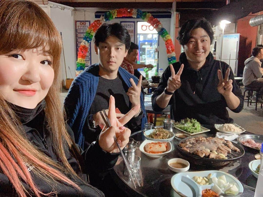 イ・グクジュさんのインスタグラム写真 - (イ・グクジュInstagram)「#맛있는수다  #쭈 #율 #썬」10月12日 13時34分 - gookju