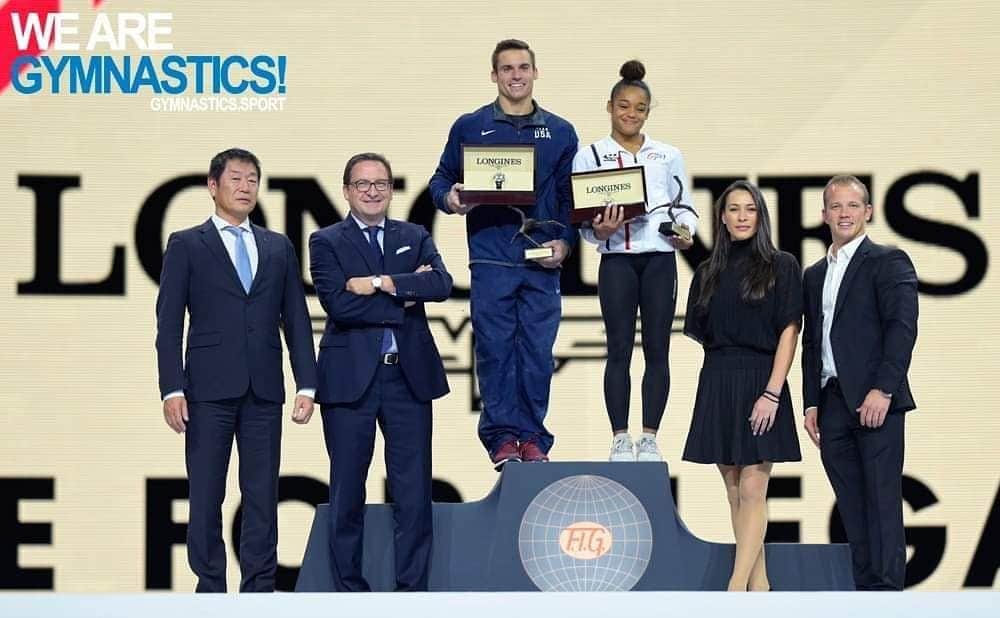 カタリナ・ポノルのインスタグラム：「Congratulations @samuelmikulak and @melanie_djds972 for your elegant price ! You deserve it !」