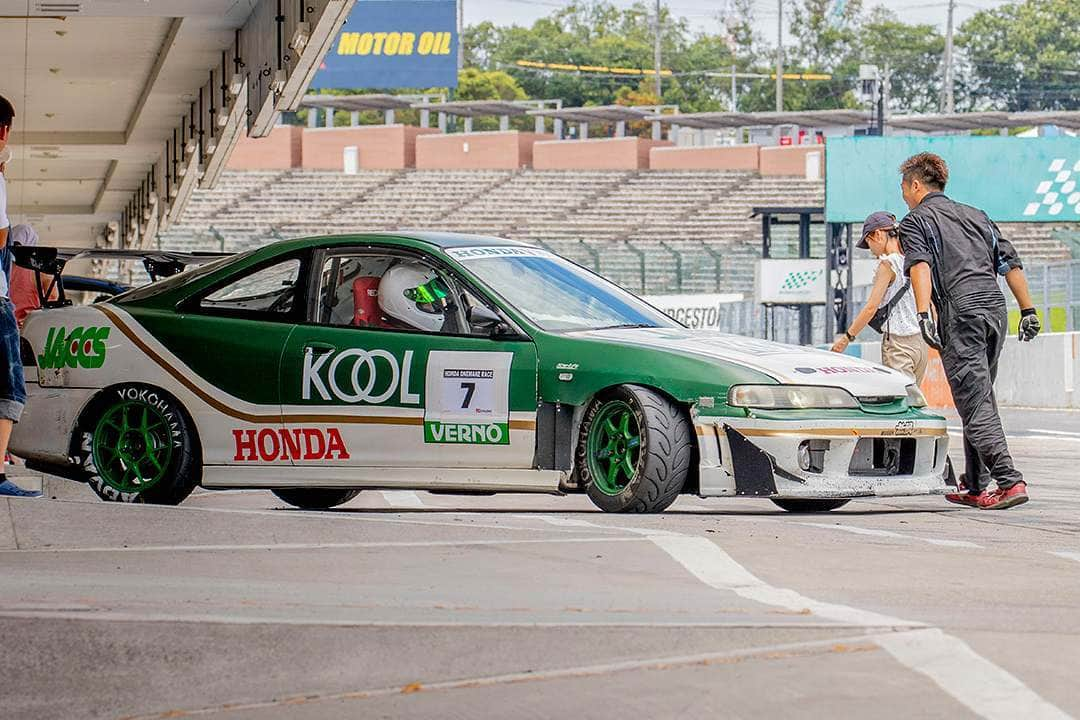 mistbahnさんのインスタグラム写真 - (mistbahnInstagram)「_ KOOL Honda DC2 Integra Type R _ Shot on 5-Aug 2019 "HONDA VTEC ONE MAKE RACE Rd.3" at Suzuka International Circuit owner: @kazuhokurashita photo: @mistbahn _ _ JP) 2019年8月5日 鈴鹿フルコース(鈴鹿サーキット国際レーシングコース)、ゼロファイターさん主催「HONDA VTEC ONE MAKE RACE Rd.3」。 _ _ #hondavteconemakerace #zerofighterautocustom #suzukacircuit #suzukainternationalcircuit #鈴鹿サーキット #hondaintegra #dc2 #dc2r #dc2integra #itr #インテグラ #ホンダインテグラ #integra #hondaintegratyper #rsx #acurarsx #kool #koolintegra #jaccs #bseries #b18c #b18 #b16 #b16a #timeattack #timeattackjapan #hondasontrack #wedswheel #tc005 #a050」10月12日 21時27分 - mistbahn