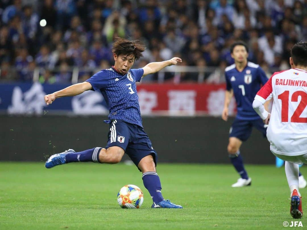 日本サッカー協会さんのインスタグラム写真 - (日本サッカー協会Instagram)「📸Match photos｜#SAMURAIBLUE モンゴル代表に6-0で勝利！ ・ #daihyo #SAMURAIBLUE #新しい景色を2022 ―――――――――――――――――― 2022FIFAワールドカップカタールアジア2次予選 #SAMURAIBLUE 6-0モンゴル代表 ⚽️22分 #南野拓実 ⚽️29分 #吉田麻也 ⚽️33分 #長友佑都 ⚽️40分 #永井謙佑 ⚽️56分 #遠藤航 ⚽️82分 #鎌田大地 ・ 📅10/10(木)日本時間19:35KO 📍埼玉スタジアム２００２ 📺テレビ朝日系列/NHK-BS1で生中継 ・ 👉大会情報はJFA.jpへ ――――――――――――――――――」10月12日 21時48分 - japanfootballassociation