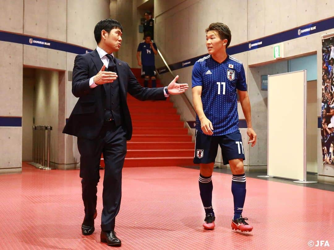 日本サッカー協会さんのインスタグラム写真 - (日本サッカー協会Instagram)「📸Match photos｜#SAMURAIBLUE モンゴル代表に6-0で勝利！ ・ #daihyo #SAMURAIBLUE #新しい景色を2022 ―――――――――――――――――― 2022FIFAワールドカップカタールアジア2次予選 #SAMURAIBLUE 6-0モンゴル代表 ⚽️22分 #南野拓実 ⚽️29分 #吉田麻也 ⚽️33分 #長友佑都 ⚽️40分 #永井謙佑 ⚽️56分 #遠藤航 ⚽️82分 #鎌田大地 ・ 📅10/10(木)日本時間19:35KO 📍埼玉スタジアム２００２ 📺テレビ朝日系列/NHK-BS1で生中継 ・ 👉大会情報はJFA.jpへ ――――――――――――――――――」10月12日 21時48分 - japanfootballassociation