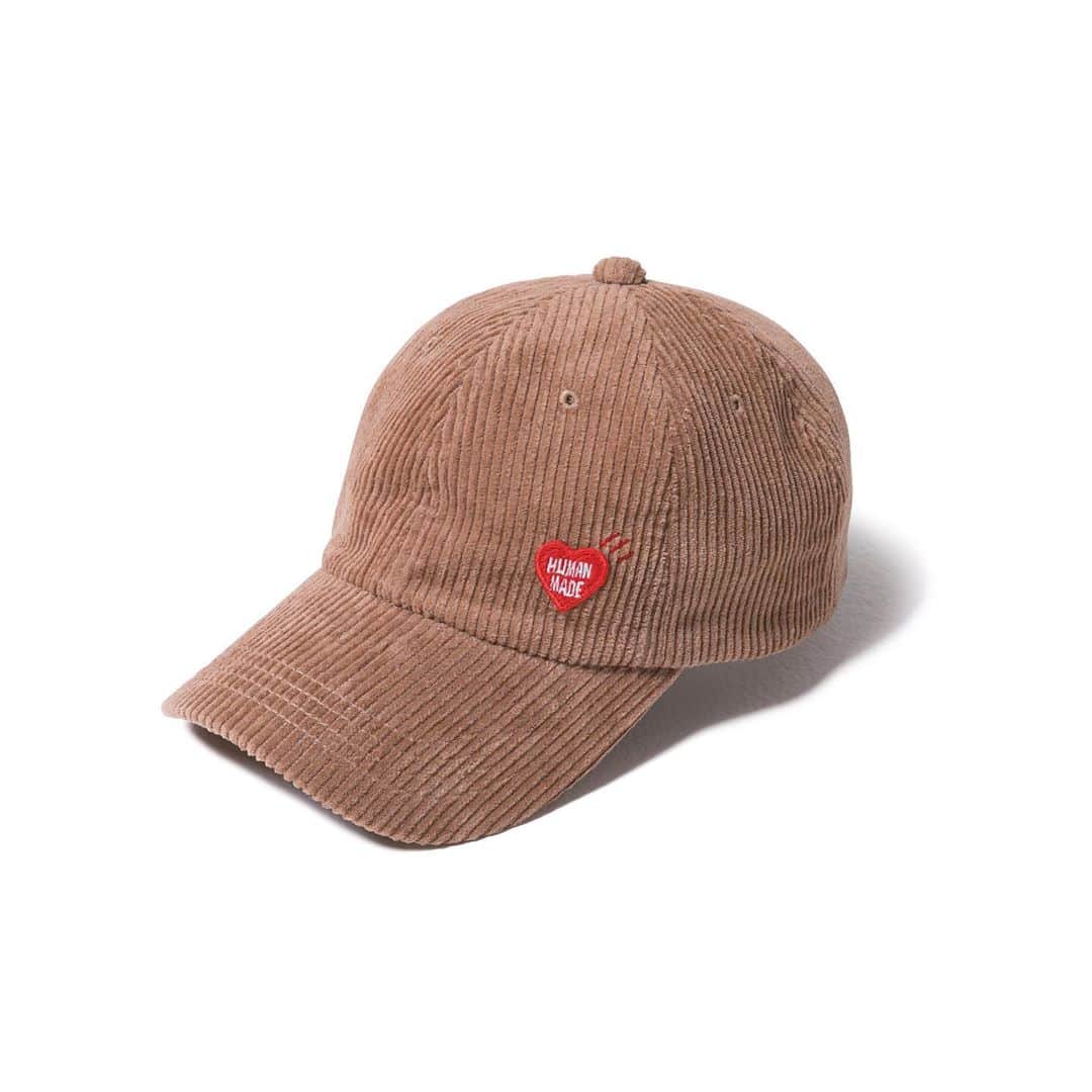 HUMAN MADEさんのインスタグラム写真 - (HUMAN MADEInstagram)「"HEART WAPPEN CORDUROY CAP" now available in store and online. www.humanmade.jp  ハートのワッペン刺繍を施したコーデュロイのキャップです。カラーは4色展開。後頭部はアジャスター仕様になっています。 Corduroy cap with heart logo. Available in four colors. Fully adjustable.」10月12日 21時49分 - humanmade