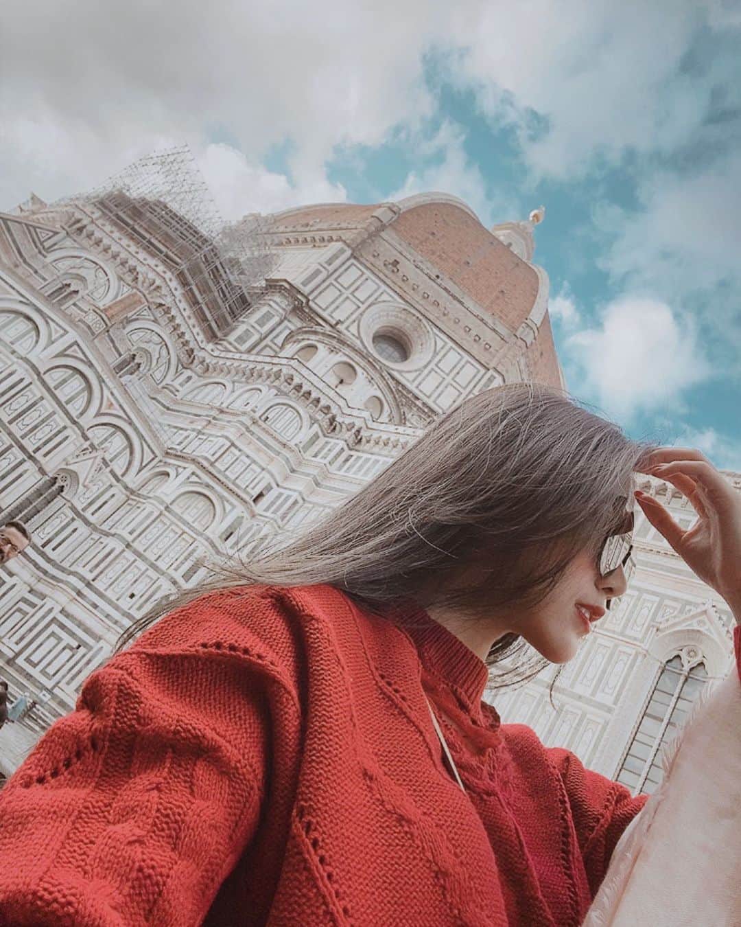 張楚珊さんのインスタグラム写真 - (張楚珊Instagram)「這個天空是真的了，不是p的😂 #italy #義大利 #🇮🇹 #florence」10月13日 1時39分 - iam33___