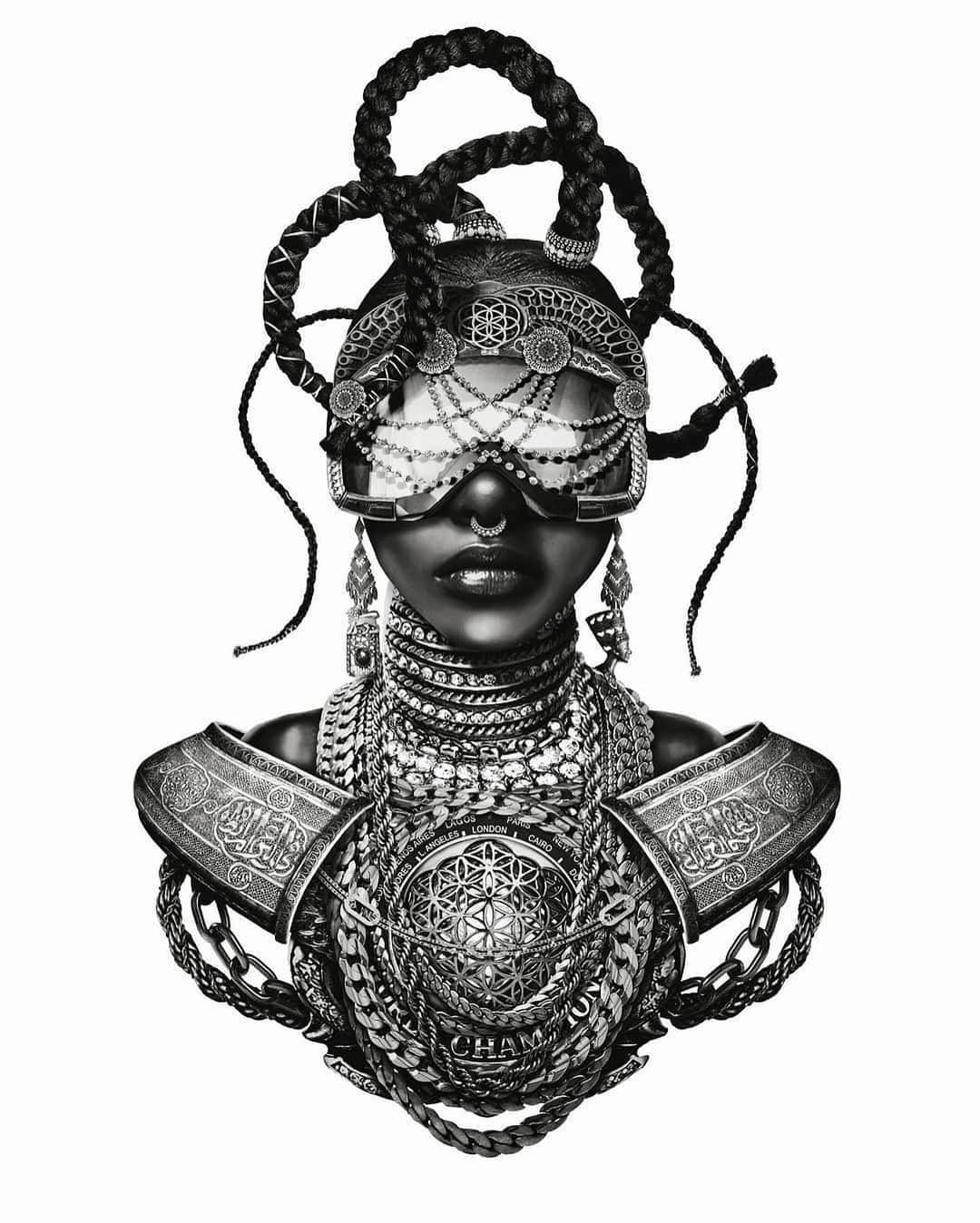 Instagramさんのインスタグラム写真 - (InstagramInstagram)「“My mission is to celebrate the richness and diversity of cultures within the African diaspora,” says artist Adeyemi Adegbesan (@yung.yemi), who designed a face filter for Afropunk (@afropunk) this year.⁣ ⁣ “Going all the way back to my childhood, my own personal journey of trying to find out more about my Nigerian heritage has always been a source of inspiration for me and that just spread to an interest in other African cultures and histories, and wanting to know more about black culture around the world,” says Adeyemi, who lives in Canada. “When you look at my work, it’s kind of like a synthesis of all of the things that I’m learning and being inspired by.” #ShareBlackStories⁣ ⁣ Check out @design to learn more about Adeyemi’s art and see more stories about design from around the world.⁣ ⁣ Photos by @yung.yemi」10月13日 3時21分 - instagram