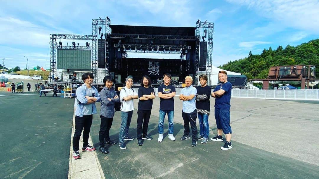 島田昌典のインスタグラム：「長岡での米百俵フェス、台風の影響で残念ながら中止となりました。来年リベンジを！ そして東北では大変な状況になってます。まだまだ災害が続いてます、皆さん気をつけてください！！」
