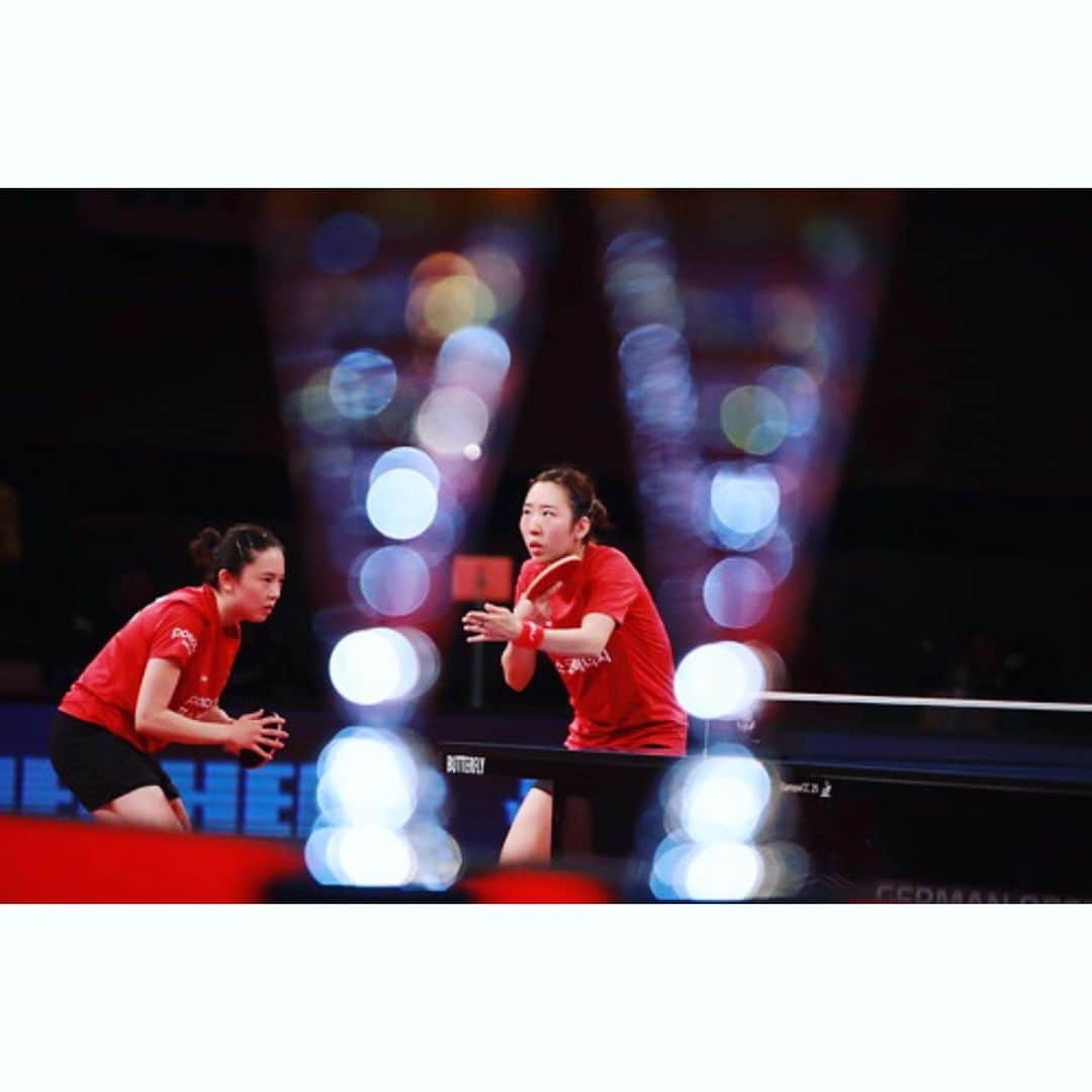 梁夏銀さんのインスタグラム写真 - (梁夏銀Instagram)「#Repost @ittfworld with @get_repost ・・・ Jeon Jihee & Yang Haeun 🇰🇷- #ITTFWorldTour #2019GermanOpen 🇩🇪Women's Doubles champions💪🏼🥇 . . @jeon.jihee  고마워요언니 ❤️🥺❤️」10月13日 6時40分 - yang_haeun