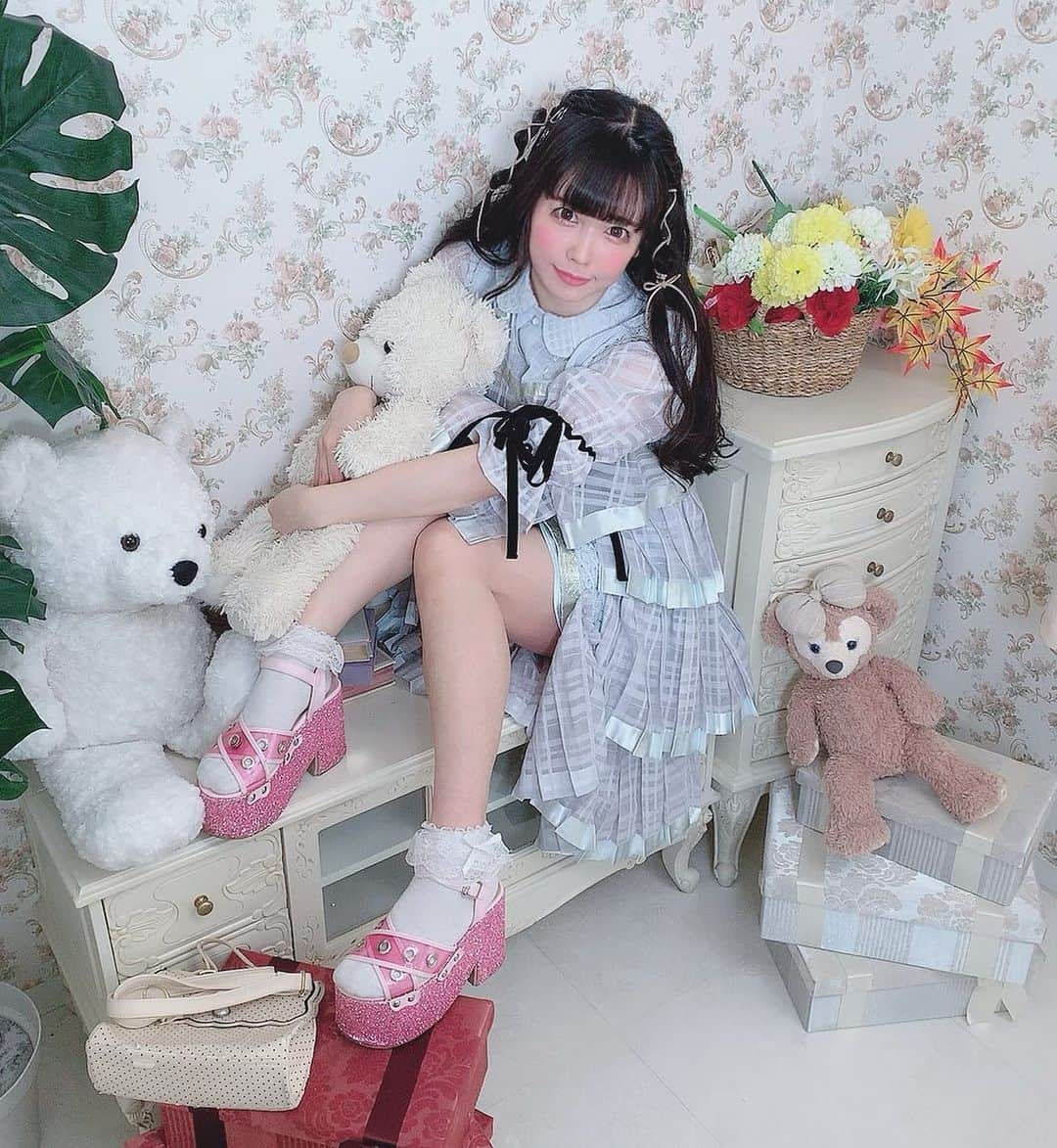 のインスタグラム：「🧸 💘 🧸 💘 (Ｕ 'ᴗ' )⊃🧸 #febri #rurumu  #japaneseidol  #japanesegirl  #恋汐りんご  #恋汐りんごのつくりかた」