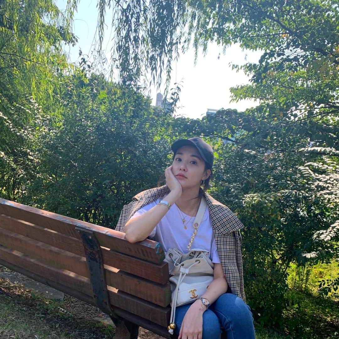 ジュヨン さんのインスタグラム写真 - (ジュヨン Instagram)「내사랑 시현이랑 교회갔다가 공원 데이뚜❣️」10月13日 14時44分 - jupppal