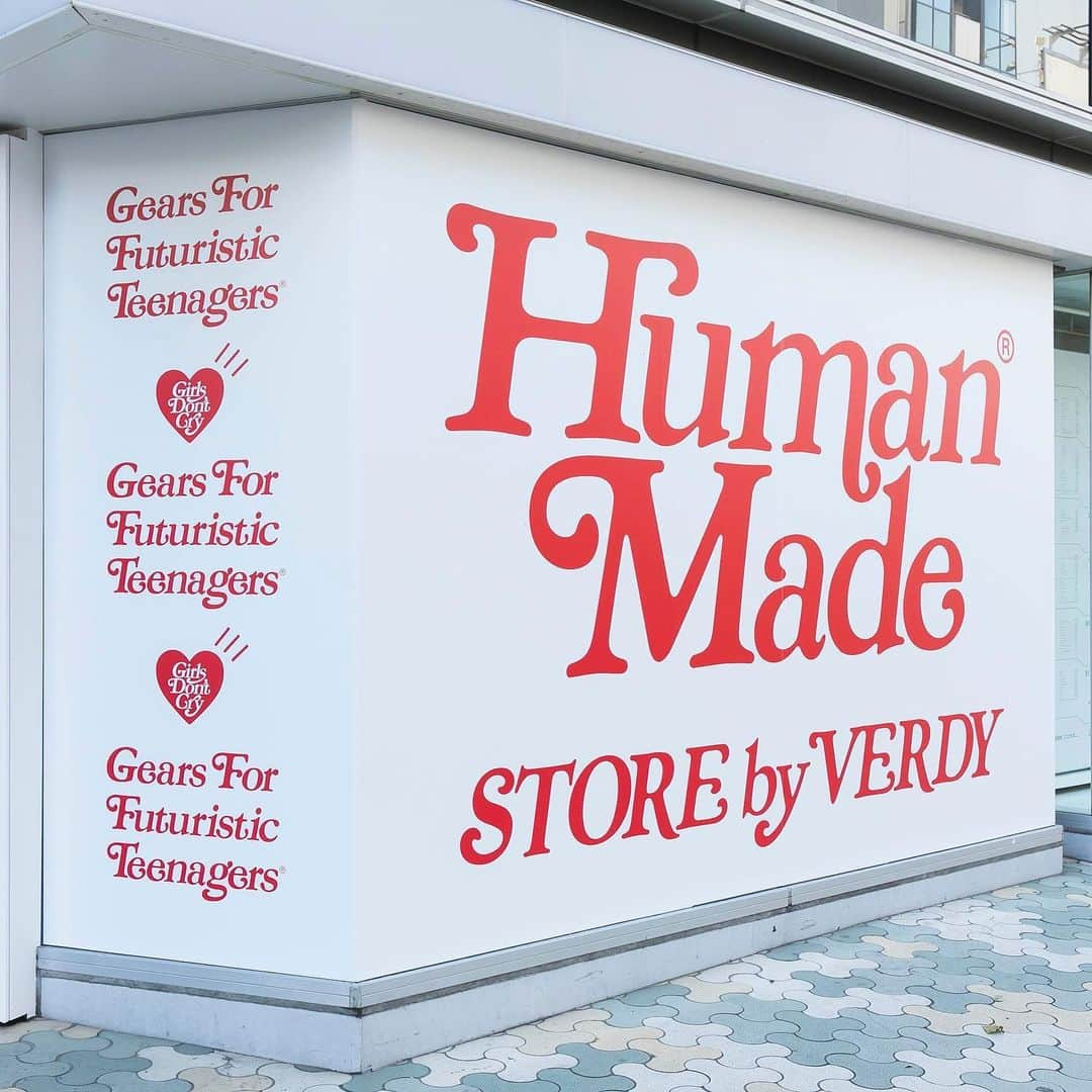 HUMAN MADEさんのインスタグラム写真 - (HUMAN MADEInstagram)「STORE by VERDY﻿  HUMAN MADE®︎ x Girls Don’t Cry collaboration items now available in STORE by NIGO®.」10月13日 14時54分 - humanmade