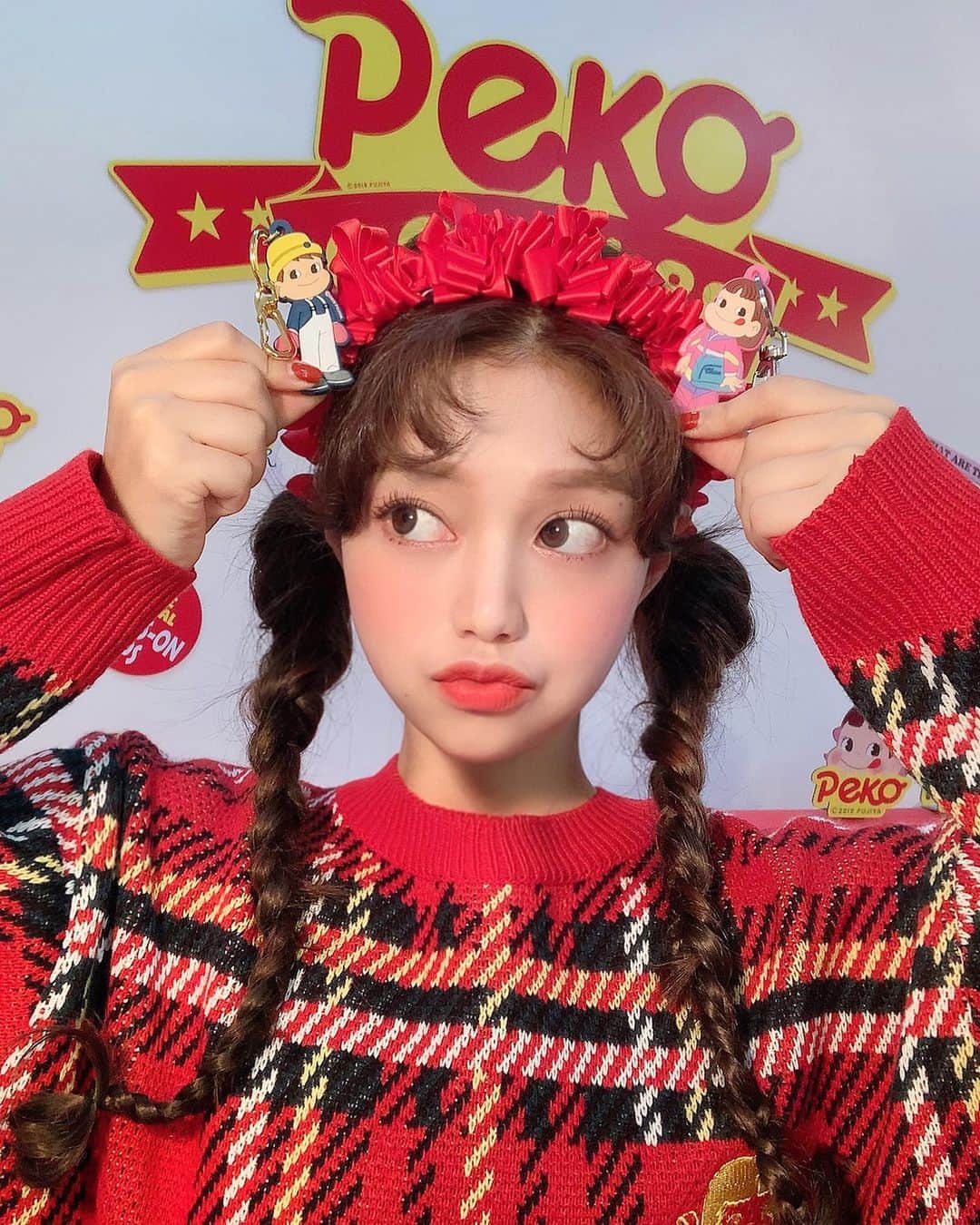 Chuuのインスタグラム：「CHUU x PEKO ⓒ2019 FUJIYA coming soon❤️📕💝」