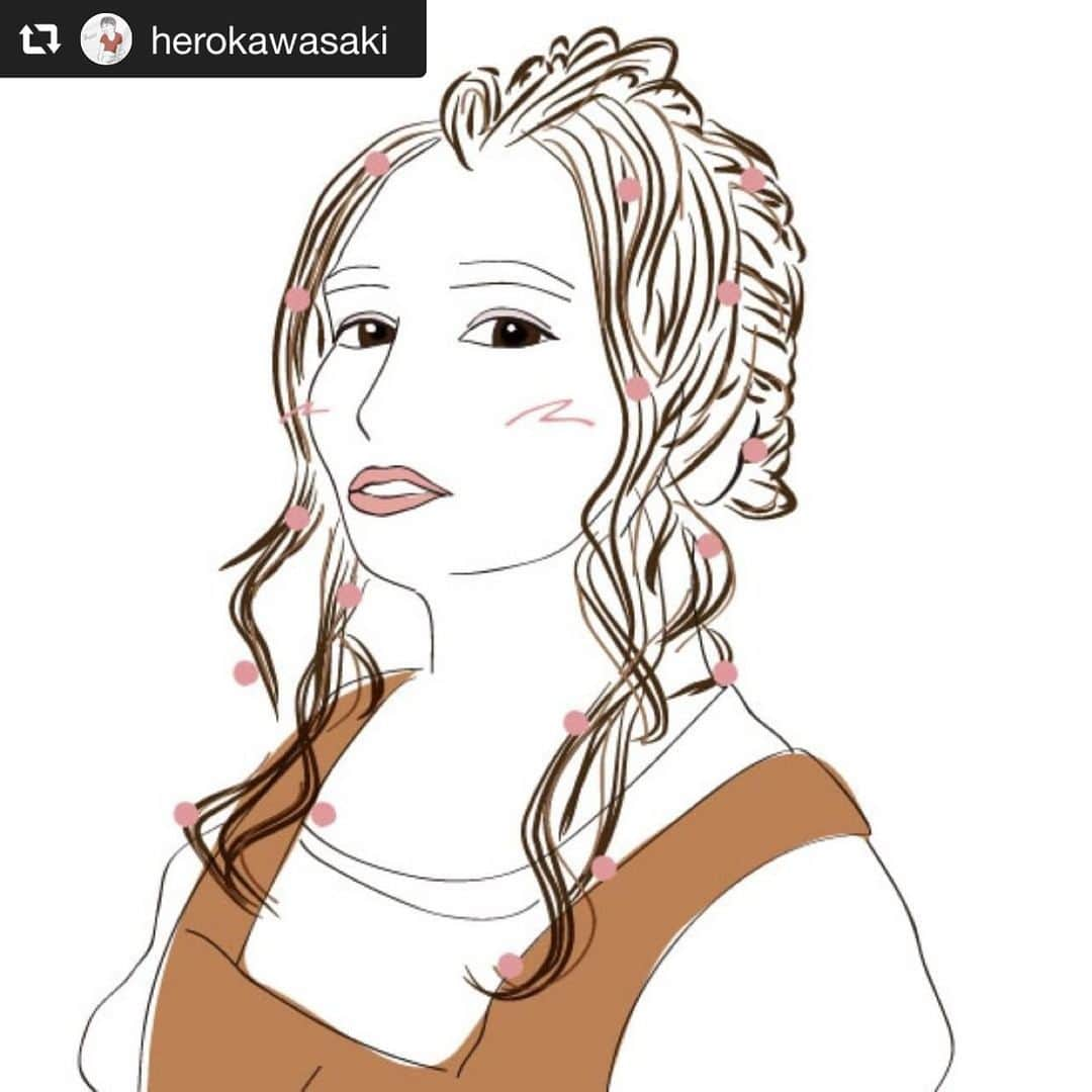 mss713のインスタグラム：「ひろあきさん💕 また素敵なイラストありがとうございます🥺💚💚💚 * * *  #repost @herokawasaki via @PhotoAroundApp  角度が上手く表現できなかったですけど、魅力は伝わると思うのでポストしました。いつかリベンジ ・ ・ 台風の被害が少しでもありませんように ・ ・ ・ イラストのオーダー受け付けています。データ納品になりますので、すぐにSNSのアイコンやスマホの待ち受けなどにもできます。 ・ #ヘアアレンジ  #線画イラスト #似顔絵 #イラストレーター #イラスト #似顔絵 #似顔絵オーダー #プレゼント #outfit #ootd #coordinate #fashion #今日の服 #今日のコーデ #ママファッション #ママコーデ #ファッション #ママ #お洒落 #美人画 #シンプル #カラフル #プレゼント #美人画 #japan #woman」