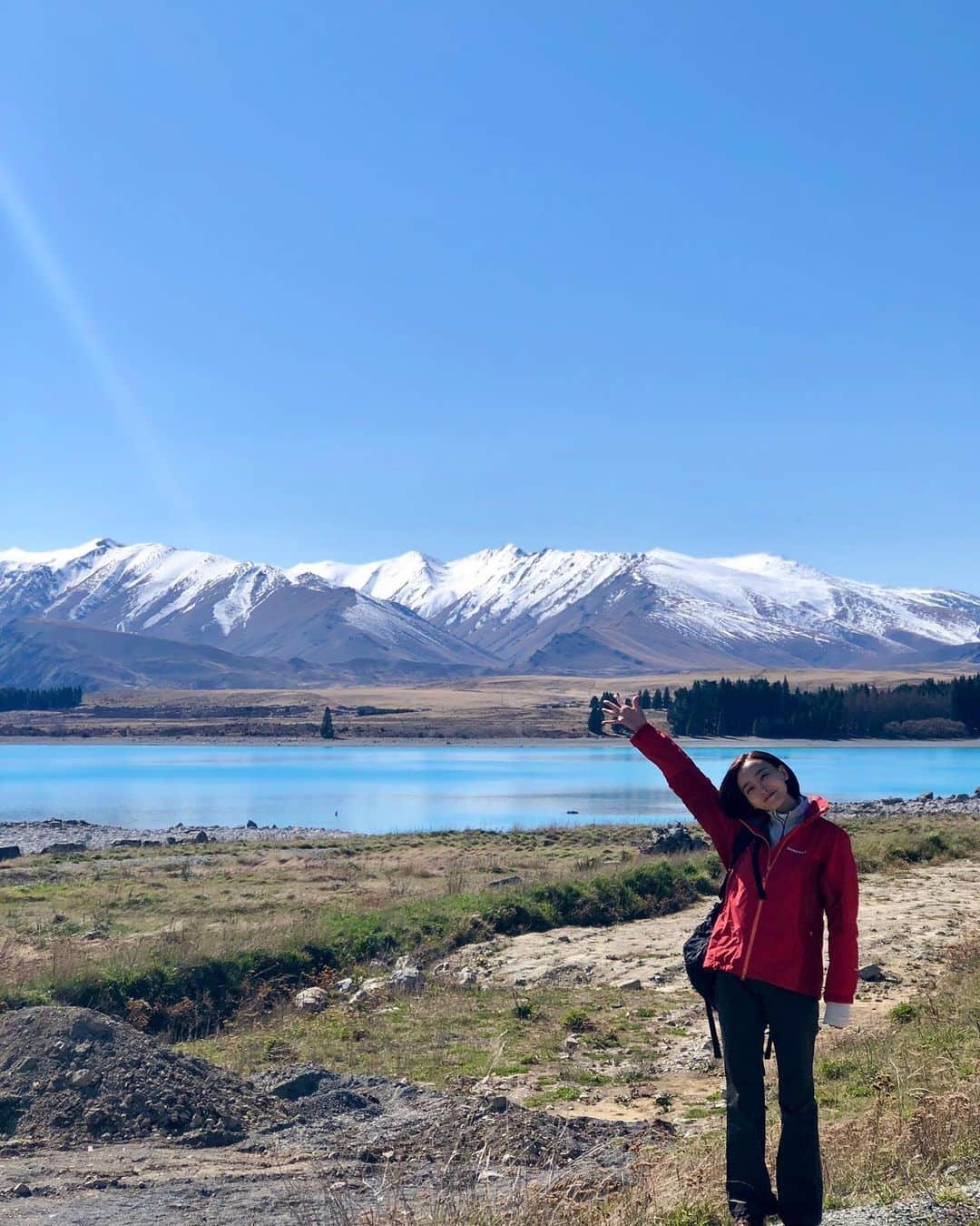 渡辺舞さんのインスタグラム写真 - (渡辺舞Instagram)「どちらかというと、行ったことのある場所よりも、新しい場所を見てみたいタイプ。でもここで見た景色は、感じた空気は、必ずまたいつか訪れたいと思わせるものでした🥺✨ ＃ニュージーランド #レイクテカポ#マウントクック #旅サラダ」10月13日 19時04分 - maipu0125