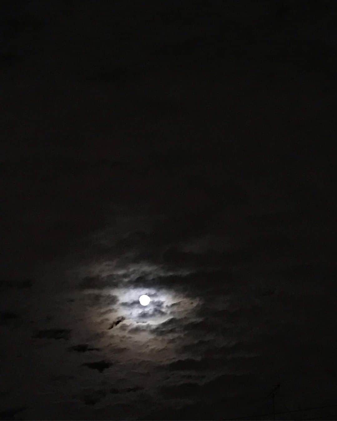 秦まり子さんのインスタグラム写真 - (秦まり子Instagram)「月と夜の雲が綺麗で、なんともいえない… 台風19号の被害に遭われた地域の、一日も早い復興を願います。 不安と緊張で苦しくなってしまっている方々の心が、少しでもゆるく、和らぎますように🤝」10月13日 20時17分 - marikohata_