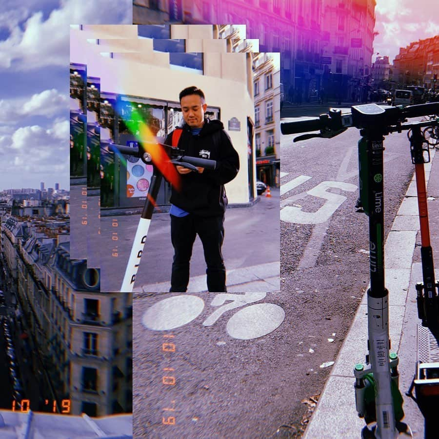 ショーン・エバリストさんのインスタグラム写真 - (ショーン・エバリストInstagram)「Photo recap of day 1 & 2 of my trip for #redbulldanceyourstyle in Paris🕺🏻 . . Snuck onto a rooftop with the bro @littleshao , rode electric scooters through the city 🔥met @yakfilms officially 🤝, watched friends eat duck hearts 🙅🏻‍♂️😬 lastly of course saw some dope sets at the battles. Eventful to say the least! . . #mL #MovementLifestyle #redbulldance #redbulldanceyourstyle」10月14日 7時38分 - shaunevaristo