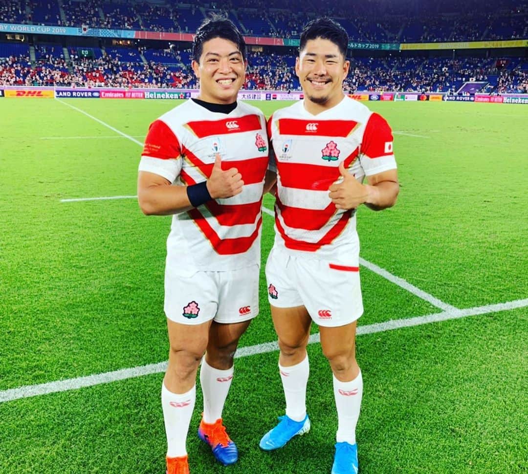 松田力也さんのインスタグラム写真 - (松田力也Instagram)「いつもたくさんの応援ありがとうございます！ 最高の結果を残すことが出来ました！ 新たな歴史を作ることが出来ました！  #rugbyworldcup #rugbyworldcup2019 #ラグビー日本代表 #japan #oneteam」10月14日 1時49分 - rikkyon10