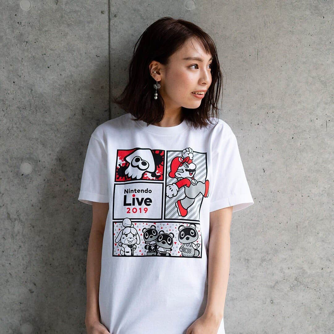 任天堂さんのインスタグラム写真 - (任天堂Instagram)「#NintendoLive2019 #NintendoLive #Tシャツ #筆タッチマリオ #ドットマリオ #キャラクター集合 #国立京都国際会館 #京都 #Kyoto #Nintendo #任天堂」10月14日 9時48分 - nintendo_jp