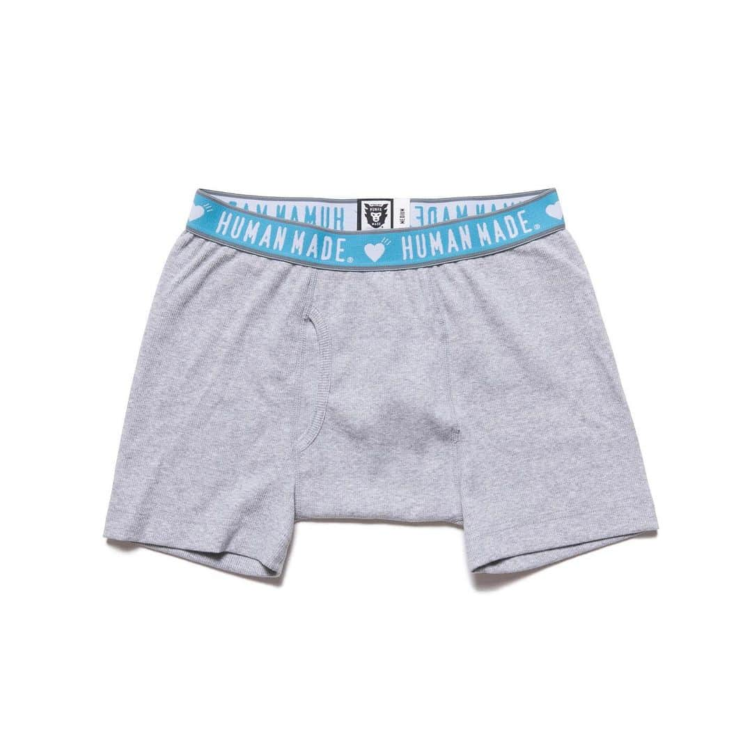 HUMAN MADEさんのインスタグラム写真 - (HUMAN MADEInstagram)「"HMMD BOXER BRIEF" now available in store and online. www.humanmade.jp  定番でリリースするボクサーショーツです。伸縮性に富んだスパンテレコ素材を採用。 オリジナルのウエストゴムや締め付けのないサイズ感がポイントです。 Our classic stretch cotton boxer shorts available in two colors.」10月14日 10時13分 - humanmade