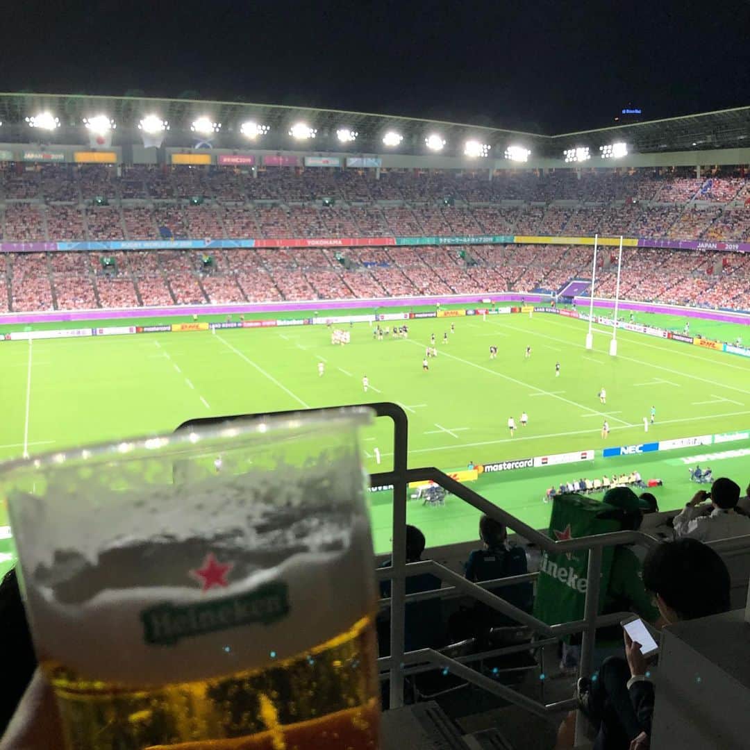 橋本紀代子さんのインスタグラム写真 - (橋本紀代子Instagram)「Rugby World Cup 2019 Japan 感動🌸鳥肌🏉」10月14日 14時39分 - kiyokohashimoto