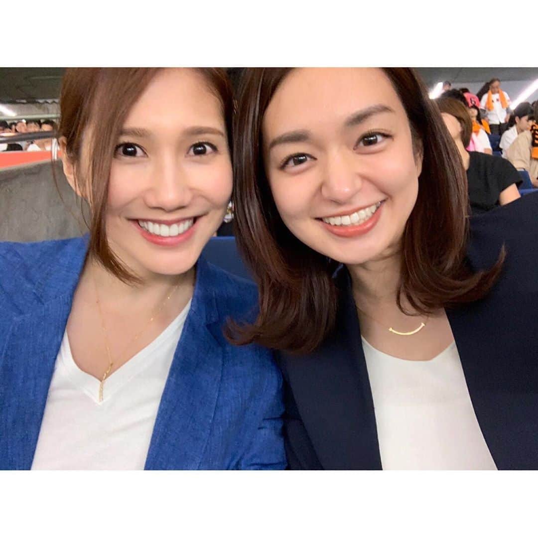 春輝のインスタグラム：「ジャイアンツ、6年ぶりの日本シリーズ進出おめでとうございます🎉 CSファイナル初日はごっちと観戦しました✨ 今晩の週刊ジャイアンツでは、CSファイナルステージの模様をたっぷりとお届けします🤗 日本一まであと4勝！！！！ #CS#クライマックスシリーズ#ファイナルステージ #週刊ジャイアンツ#日テレG+ #読売巨人軍#GIANTS#ジャイアンツ#巨人 #NPB#プロ野球#セリーグ#baseball #春輝#haruki」