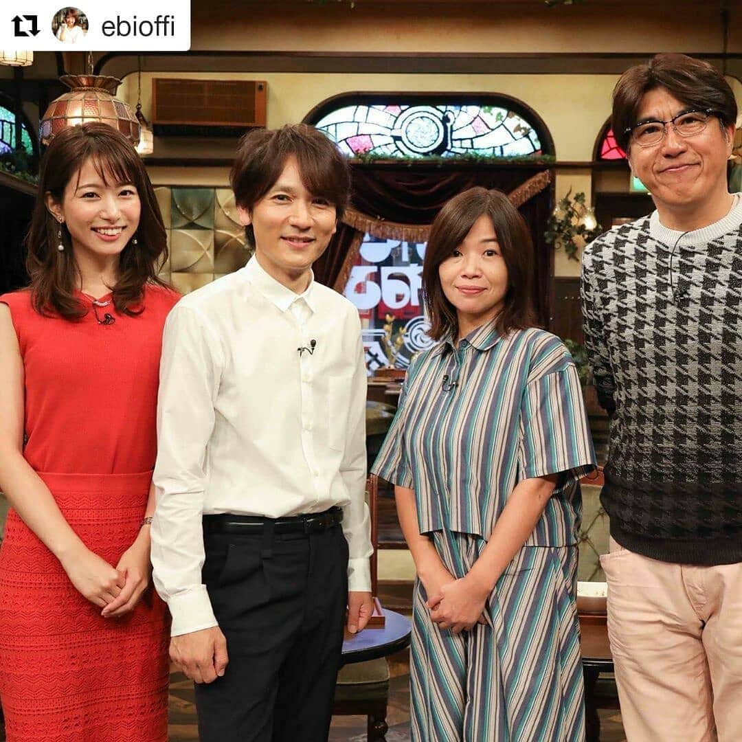 岡山放送さんのインスタグラム写真 - (岡山放送Instagram)「#Repost @ebioffi (@get_repost) ・・・ 今夜は、焼肉大好きな方必見😍🍖 ・ #石橋貴明のたいむとんねる #V6#長野博 さんが自力で集めた最高肉をスタジオに用意してくださいました！！🤤 お肉をイメージして赤い衣装です🤫  #石橋貴明 さん #大久保佳代子 さん #肉好き  #海老原優香#フジテレビ系列#FNS#8ch#OHK#岡山放送」10月14日 21時12分 - ohk_official