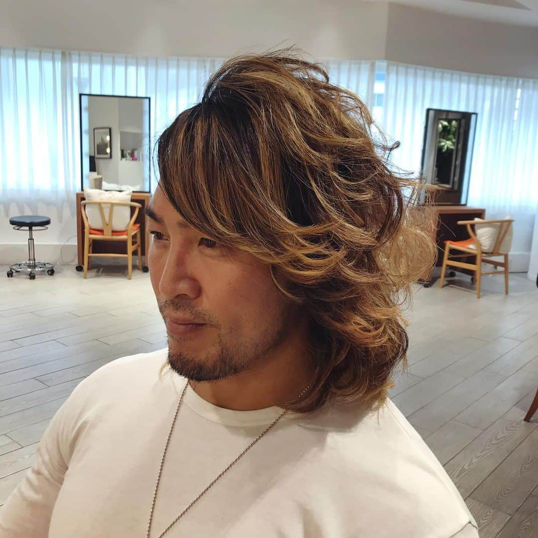 棚橋弘至さんのインスタグラム写真 - (棚橋弘至Instagram)「今日の #髪型 #hairset」10月15日 0時01分 - hiroshi_tanahashi