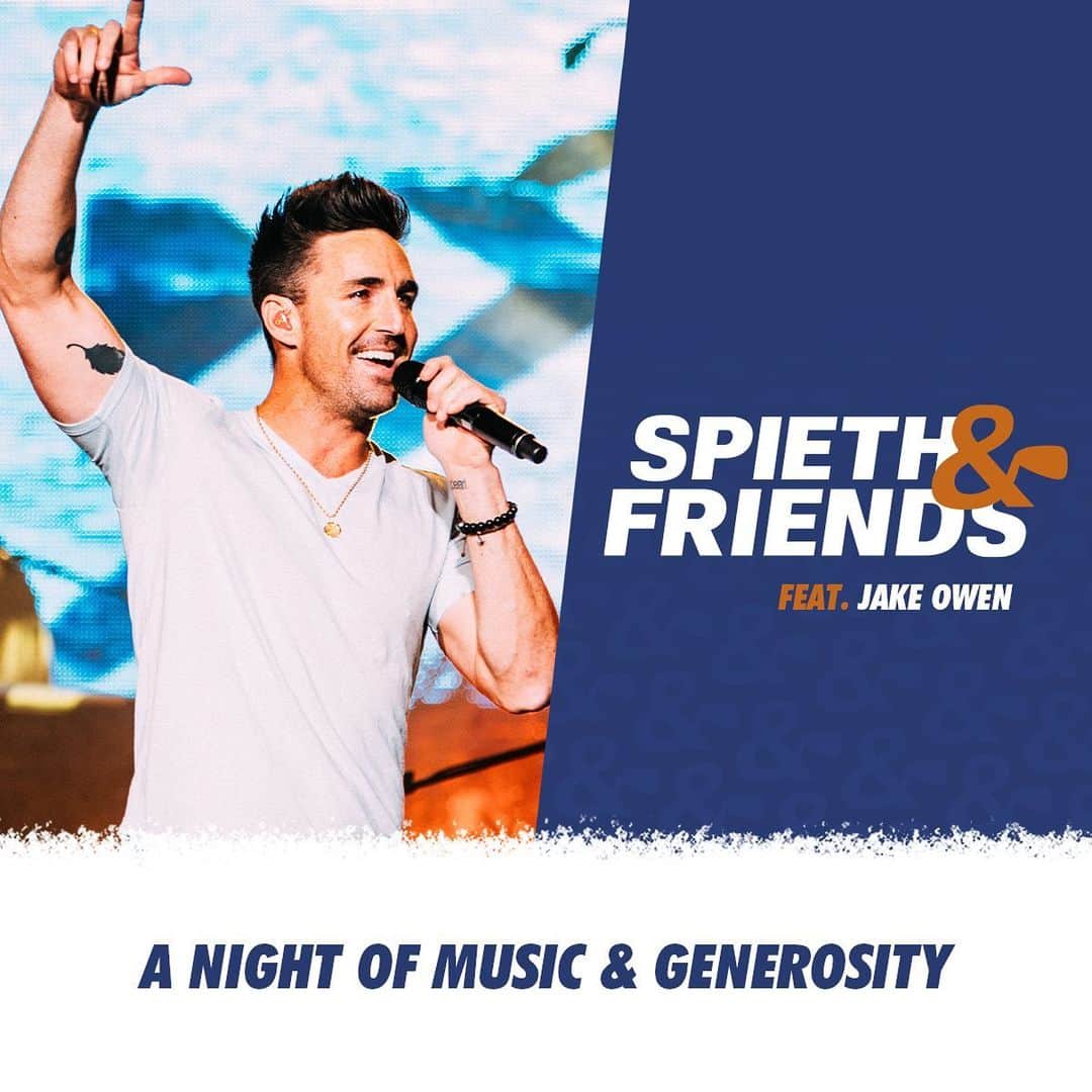 Jordan Spiethのインスタグラム：「The Jordan Spieth Family Foundation is so excited to have @jakeowenofficial headline a concert for a cause on 11/21 at @topgolf! Join us for the 2019 Spieth & Friends event - grab your ticket - link is in bio!  #Spieth&Friends #Dallas #JSFF」