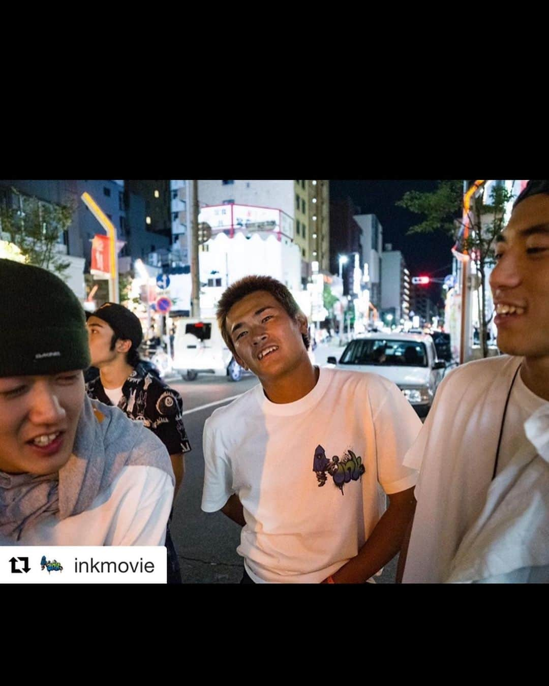 片山來夢さんのインスタグラム写真 - (片山來夢Instagram)「良い時間　with best homies まだまだ試写会は続きます！ぜひ☝️ @inkmovie  #ink_movie . . #Repost @inkmovie with @get_repost ・・・ 序盤からこんな顔になるまで楽めて最高です。 @yuriokubo727 @o_knsk1997 @raibukatayama @ikumiv #ink_movie」10月15日 1時37分 - raibukatayama