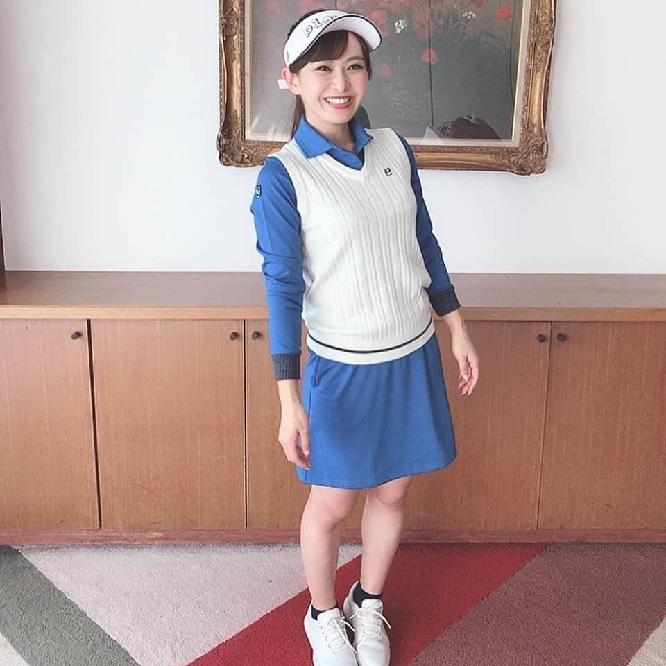 中庄司愛希さんのインスタグラム写真 - (中庄司愛希Instagram)「エフィカスのウェア⛳️ ワンピにベストを合わせたコーデ👚💕とっても可愛くてワンピは裏起毛になっていて暖かいよ🙆‍♀️ #ゴルフウェア #ゴルフコーデ #efficase #エフィカス #ゴルフ女子コーデ #ゴルフファッション #ゴルフコース #ゴルフ初心者 #ゴルフ女子 #golfgirls #골프 #高尔夫  #golf #ゴルフビギナー #ゴルフ日和 #ゴルフ練習 #instagolf #ラウンド #ゴルフラウンド #ゴルフ #골프여자 #좋아요환영 #좋아요그램」10月15日 8時08分 - aki_nakashoji_golf