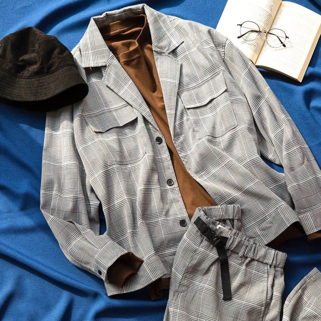 WEGOさんのインスタグラム写真 - (WEGOInstagram)「✔︎shirt jacket ¥5,999+tax ✔︎color sweat ¥1,999+tax ✔︎check pants ¥3,999+tax ✔︎bucket hat ¥1,999+tax  #wego#ウィゴー#men#メンズ#fashion」10月15日 10時55分 - wego_official