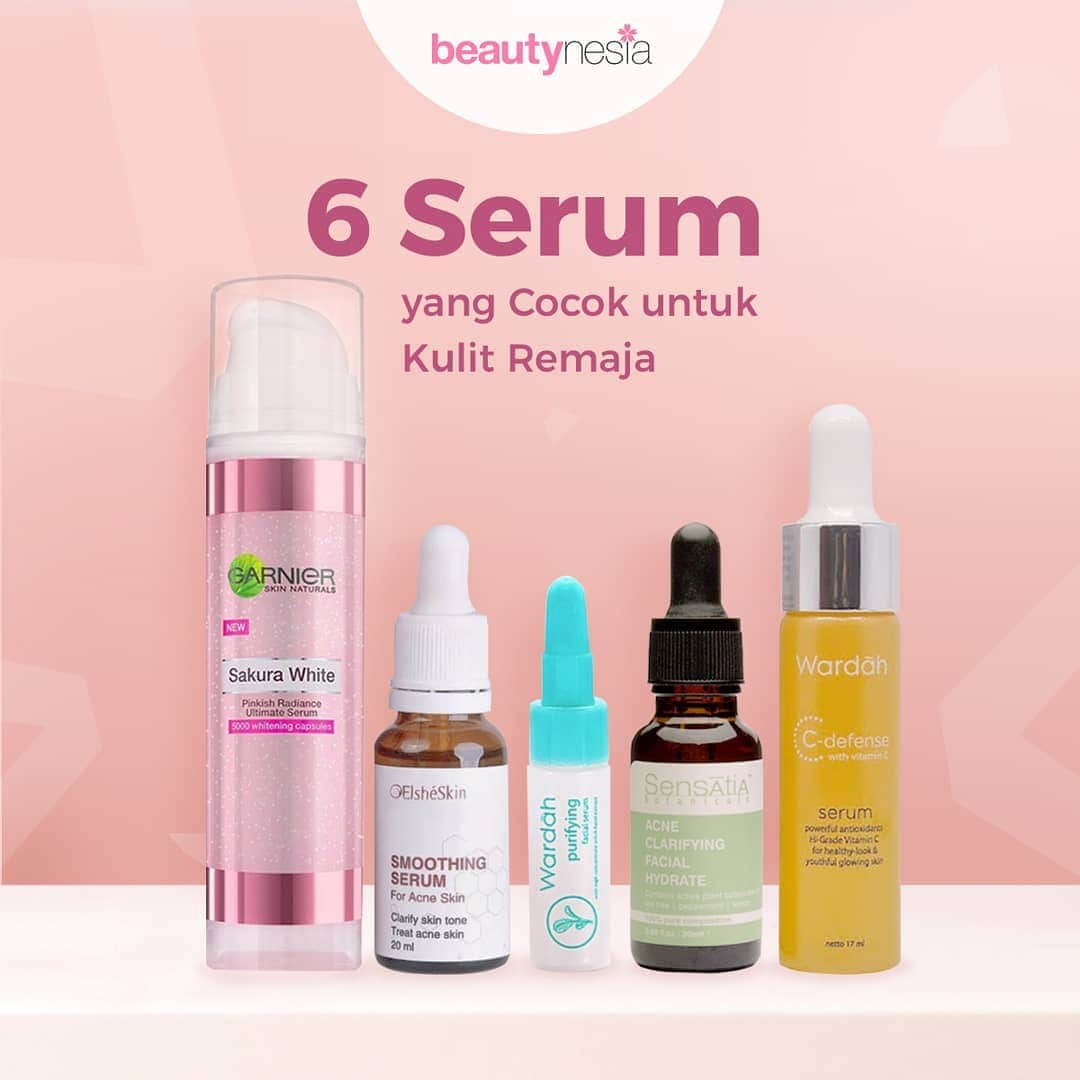 Beauty | Health | Fashionさんのインスタグラム写真 - (Beauty | Health | FashionInstagram)「Di usia remaja, hormon sudah mulai aktif karena memasuki masa puber, Beautynesian. Di masa ini, kelenjar minyak di kulit juga aktif, yang membuat kulit mulai bermasalah. Jerawat dan kulit kusam itu masalah kulit yang sering dialami remaja. Selain sering bikin kesal, masalah kulit ini juga bikin nggak percaya diri.  Karena itu membersihkan wajah jadi penting, dan ditambah dengan serum yang bisa mengatasi masalah hingga lapisan kulit dalam. Nah, kali ini ada rekomendasi serum yang cocok untuk digunakan remaja. Serum mana yang kamu suka?  #Beautynesia #BeautynesiaID #serum #skincare #rekomendasiserum #rekomendasiskincare #wardah #garnier #sensatiabotanicals #elsheskin」10月15日 11時12分 - beautynesia.id