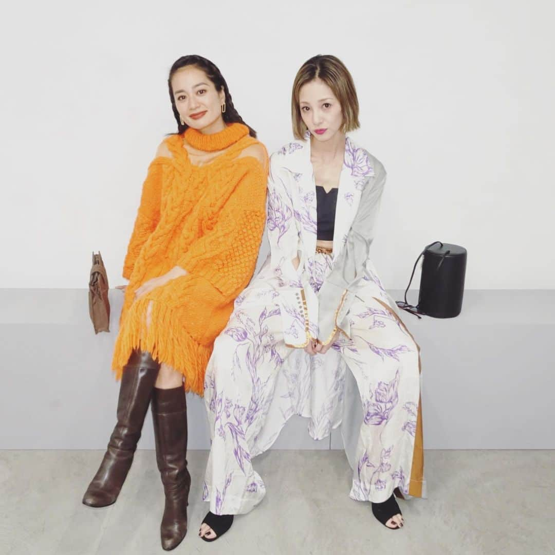 木下ココさんのインスタグラム写真 - (木下ココInstagram)「@stair_official コーデ😚🤟🏻 💜🧡💜なつみのオレンジニットも可愛いかった🍊  @natsumi0086 😘❤️ #stair #stairshow #outfit #ootd #fashion #木下ココ #ステア #fashionshow」10月15日 22時17分 - cocot_chan