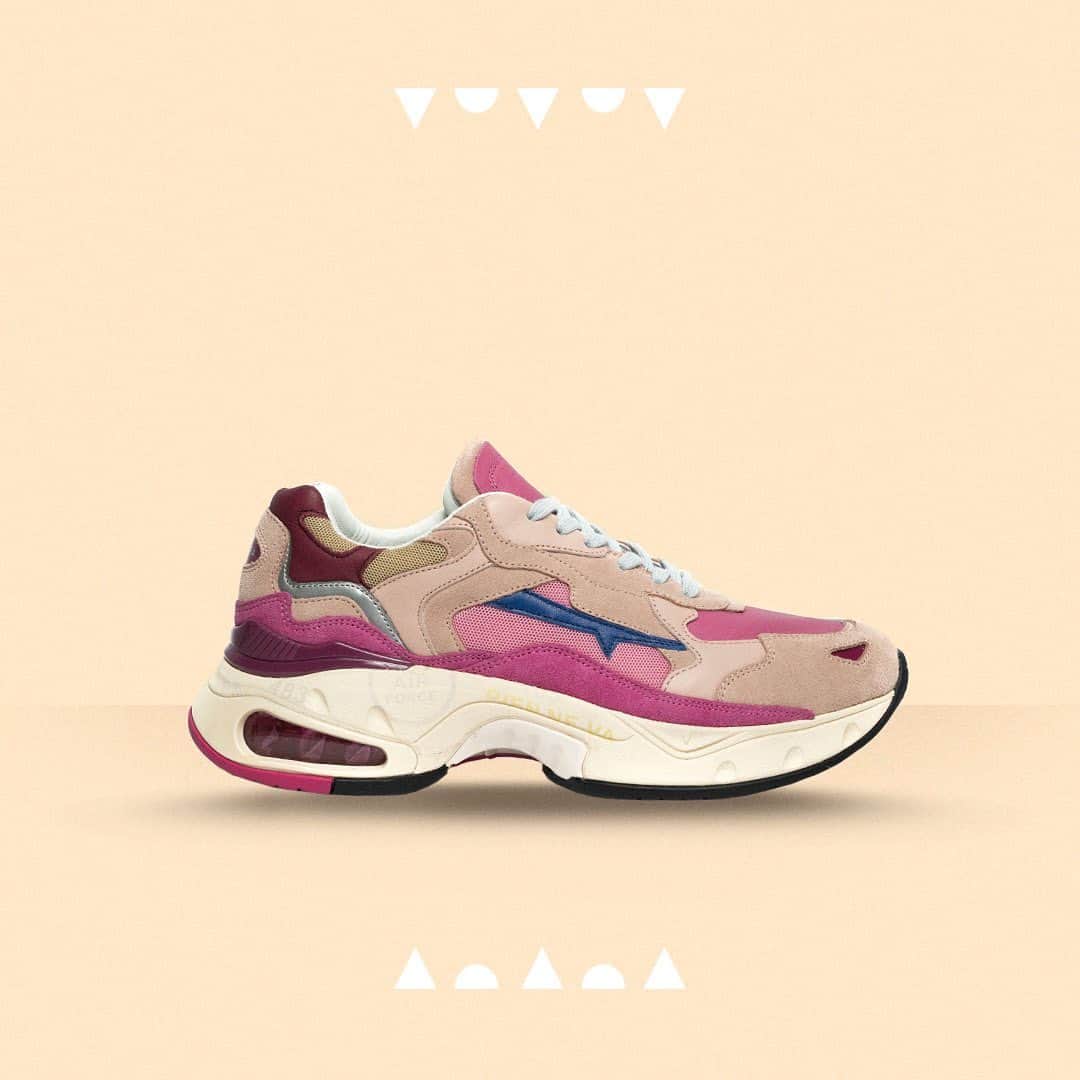 のインスタグラム：「Shades of pink. #premiata #fallwinter2019 #northwards」