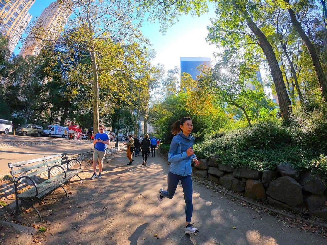 矢原里夏さんのインスタグラム写真 - (矢原里夏Instagram)「🏃🏻‍♀️❤️﻿ #NYC﻿ #旅ラン﻿ ﻿ ﻿ ﻿ ﻿ #salomon #run #running #trip #traveling #marathon #sports #newyork #ランニング #マラソン #ダイエット #サロモン #gopro」10月15日 15時11分 - rika_yahara