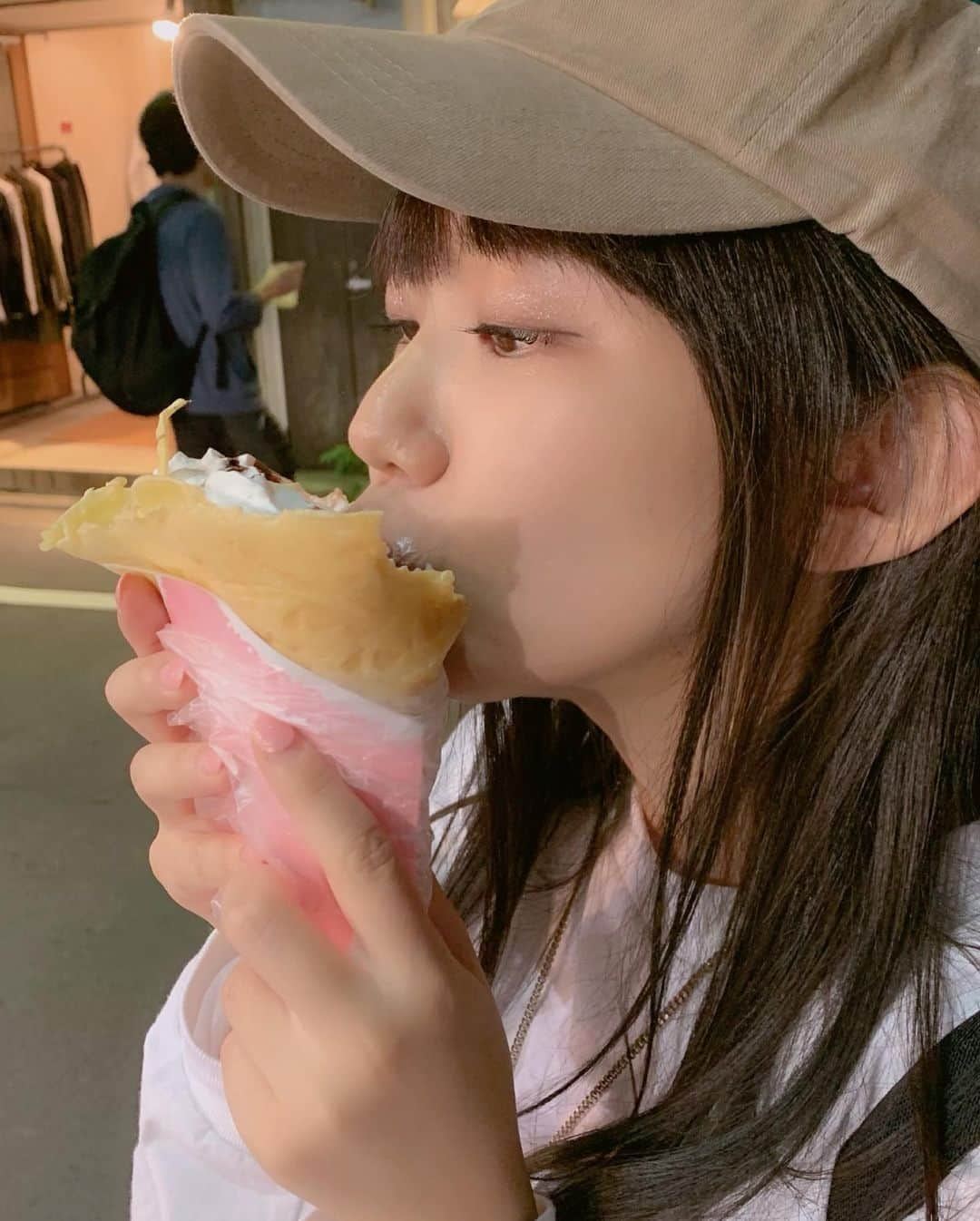 長澤茉里奈さんのインスタグラム写真 - (長澤茉里奈Instagram)「クレープウマウマ」10月15日 16時14分 - marinanagasawa1008