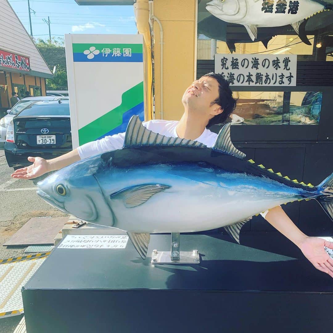 奇妙礼太郎さんのインスタグラム写真 - (奇妙礼太郎Instagram)「松島で #sup 海に落ちた後 #究極の海の味覚  #近海の本鮪あります @tabuchitoru」10月15日 16時22分 - reitaro_strange