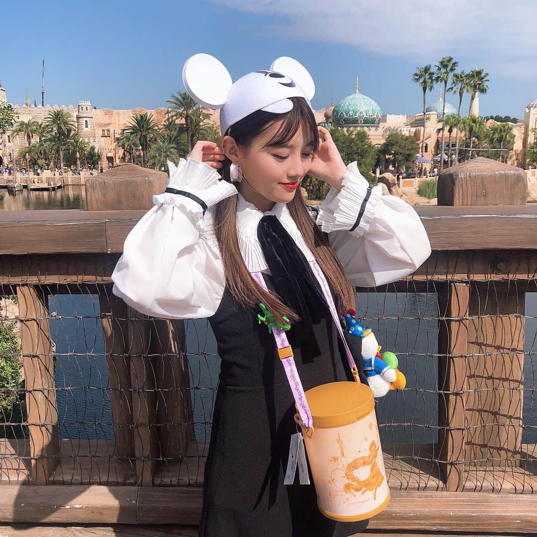 木本花音のインスタグラム：「#ディズニー #ディズニーシー #ディズニーハロウィン #ディズニーハロウィン2019 #ハロウィン #ハロウィンディズニー #disney #disneysea #tokyodisneysea #halloween #디즈니 #디즈니씨 #핼로윈」