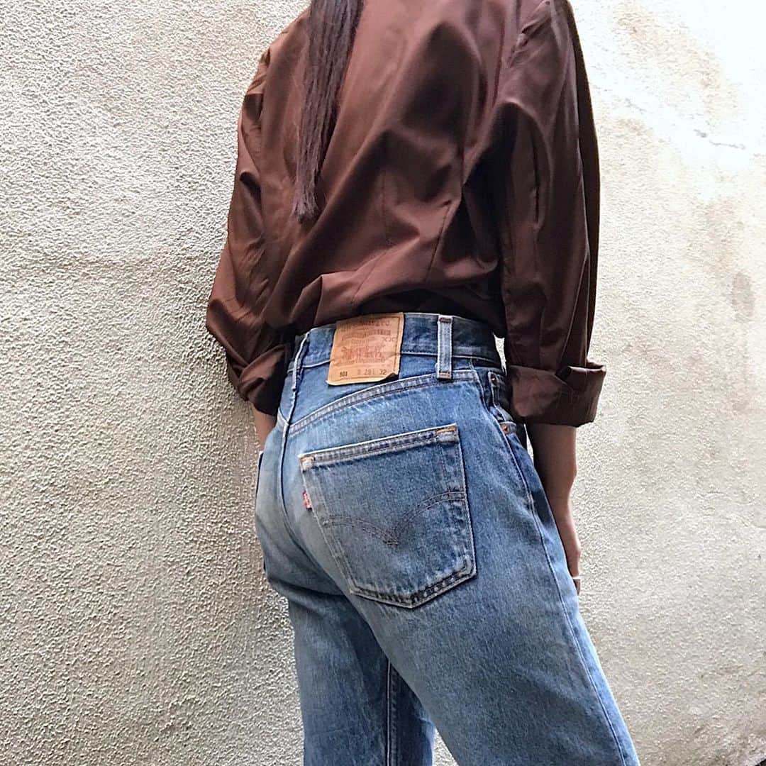 のインスタグラム：「TSGD_2nd@shimokitazawa  levis501 vintage shirt ：152cm」